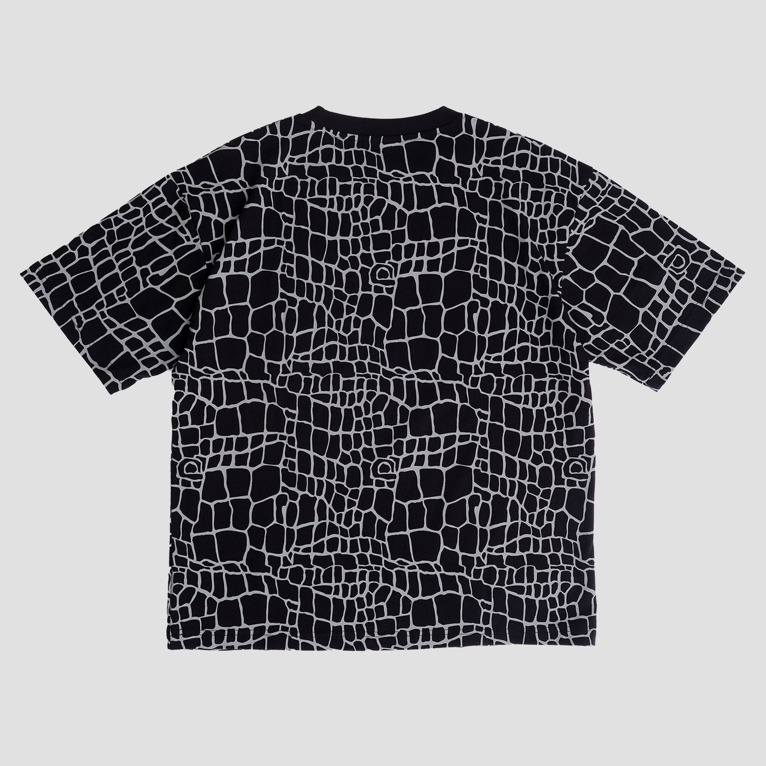 Always Croc Print T-Shirt Black