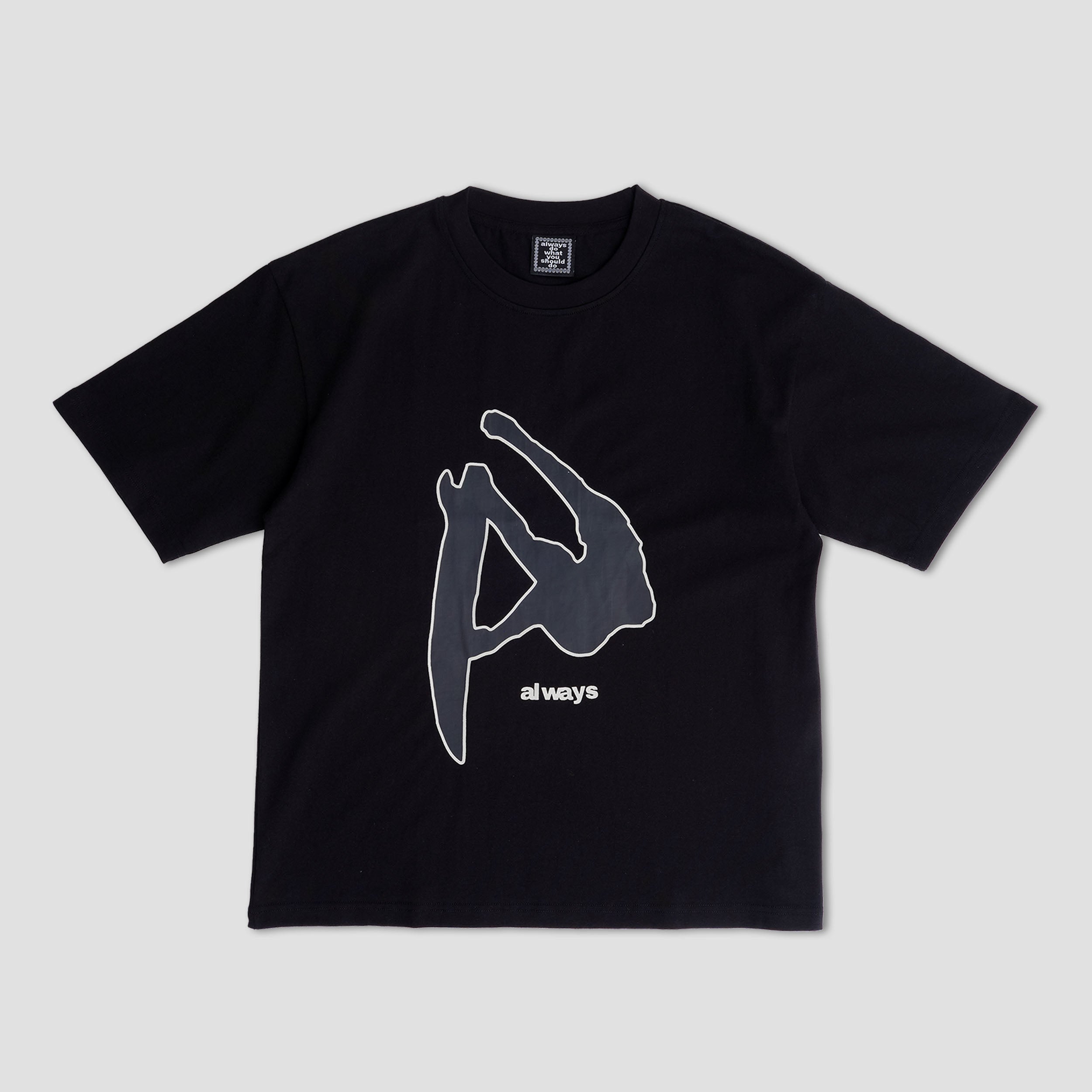 Always Fanning T-Shirt Black