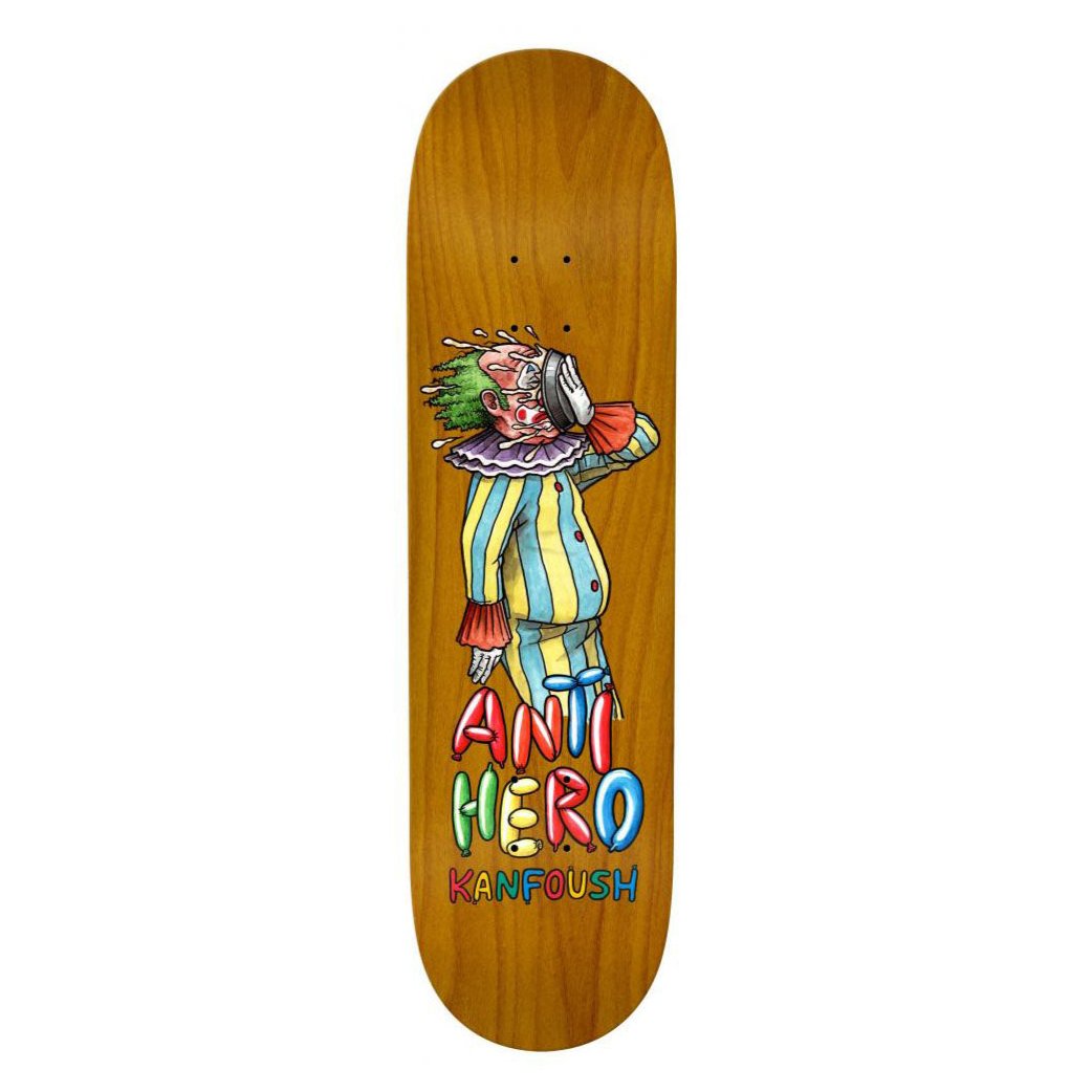 Anti Hero 8.5 Yellow Kanfoush Bozos Deck