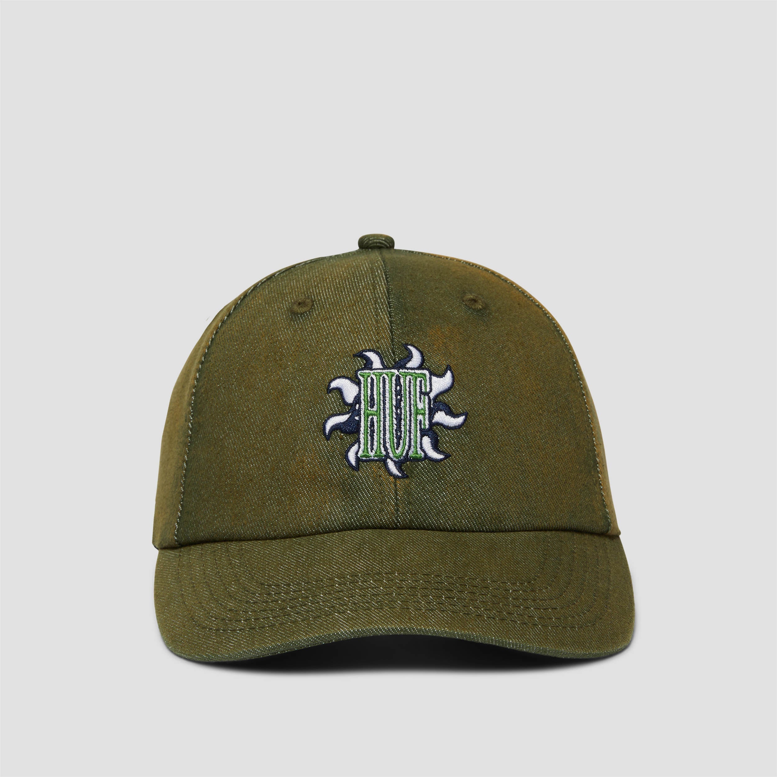 Huf Apollo Denim 6 Panel Cv Hat Thyme