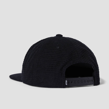 HUF Arch Waffle Cord Cap Black