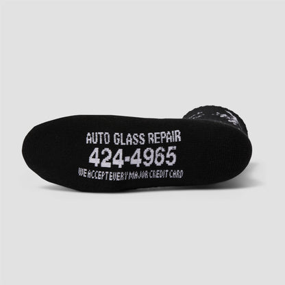 HUF Auto Glass Crew Sock Black