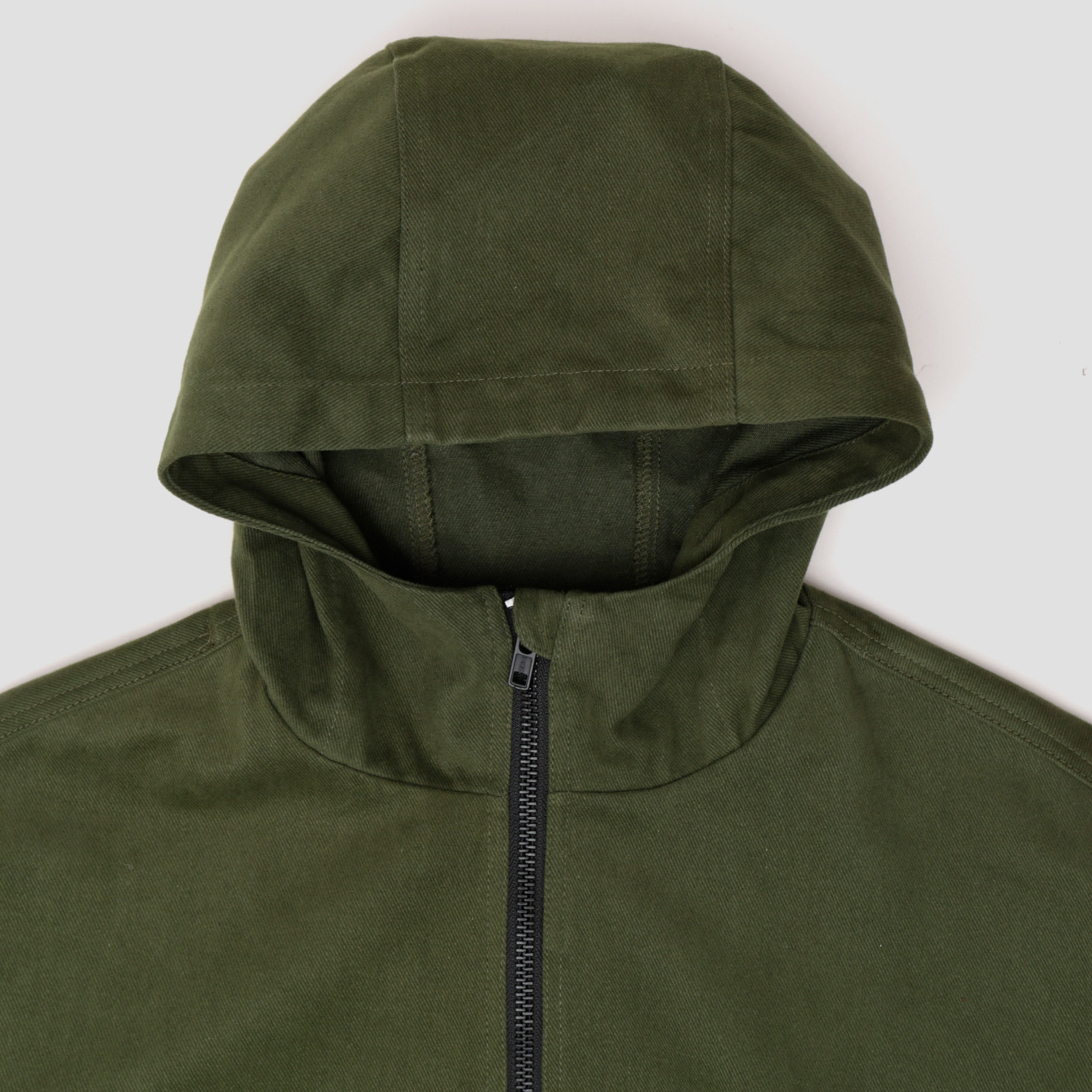Always Two Tone Canvas Bomber Jacket Green