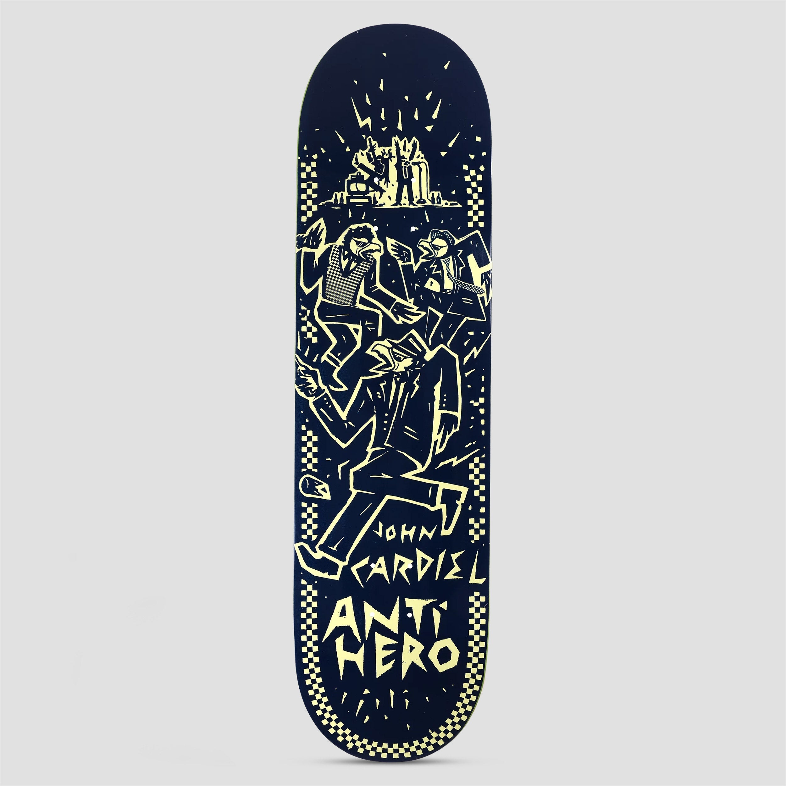 Anti Hero 8.62 Deck Cardiel Ruder Bwoys Skateboard Deck Black