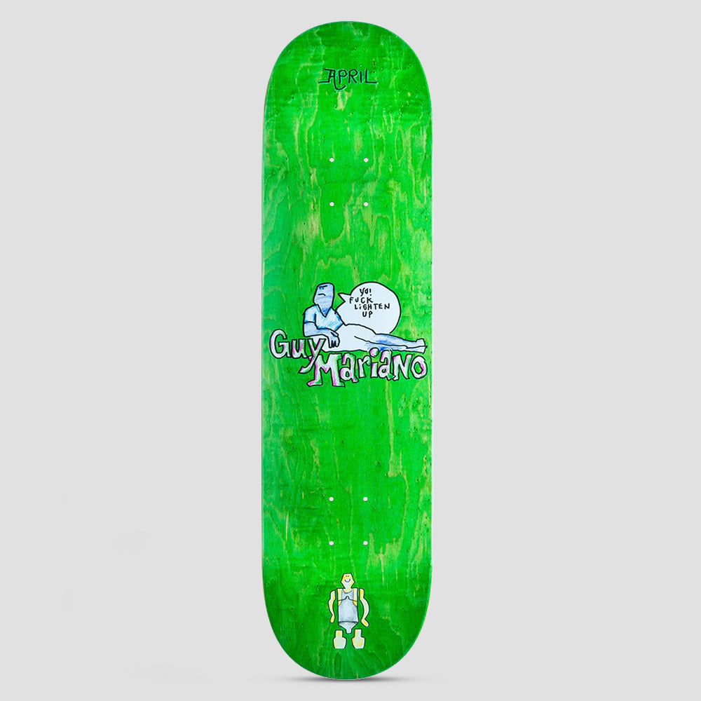 April 8.25 Guy by Gonz Skateboard Deck Green