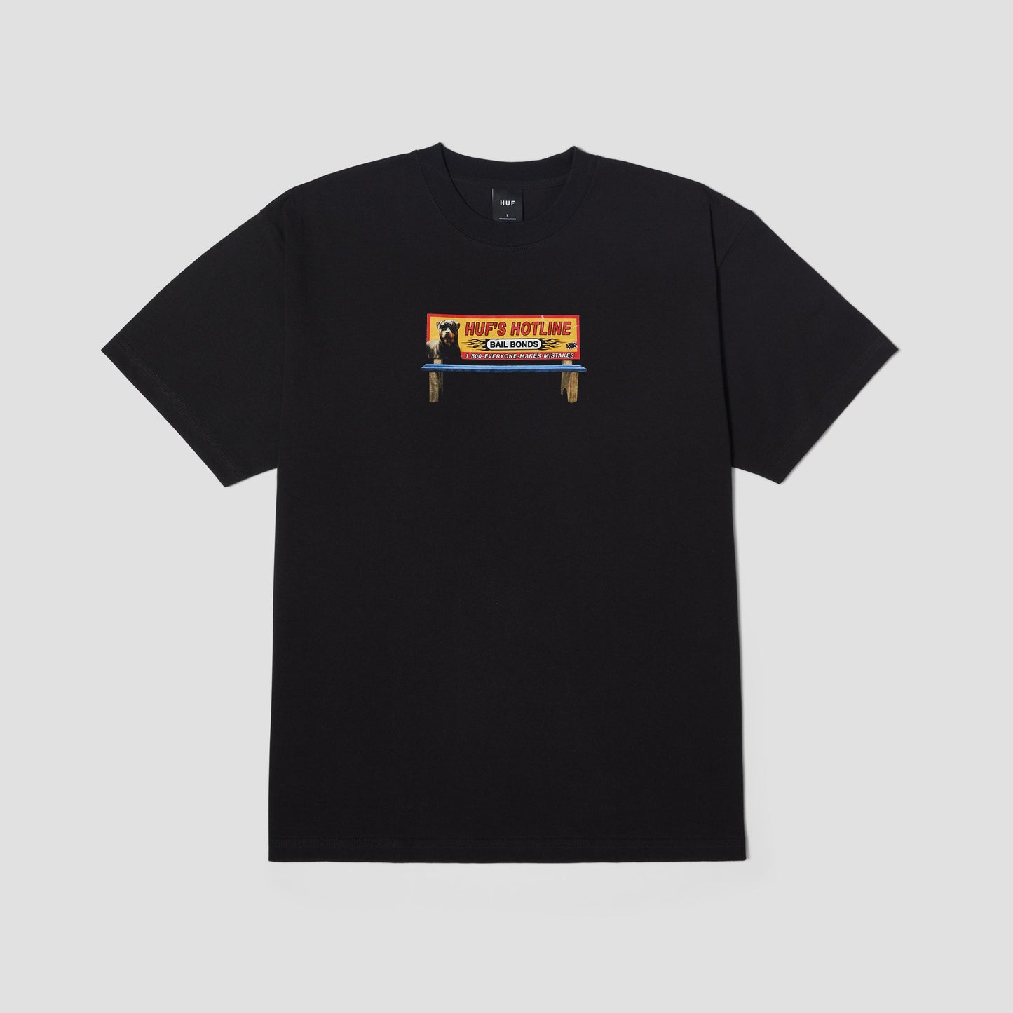 HUF Bail Bonds Shortsleeve T-Shirt Black