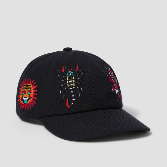 HUF Bledsoe 6 Panel Cap Black