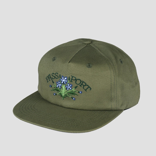 Passport Bloom Workers Cap Military Green