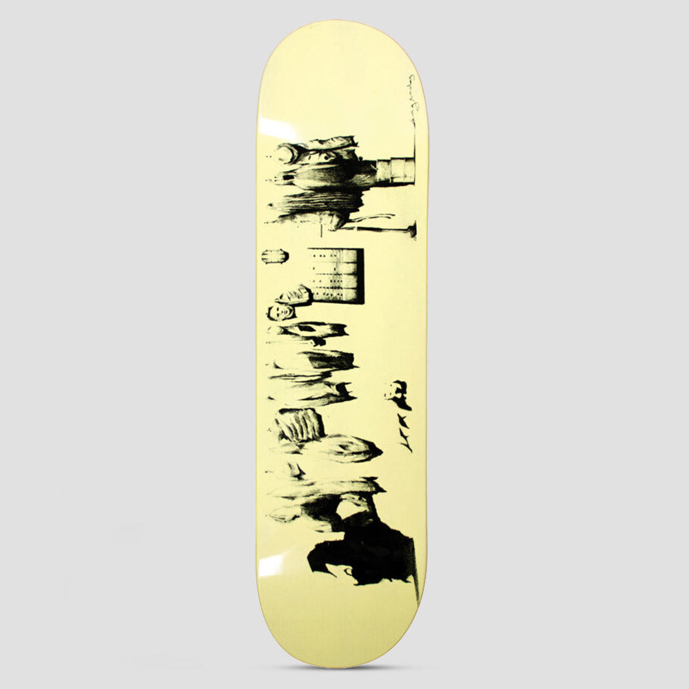 Baglady 8.125 Peel Skateboard Deck Yellow Dip