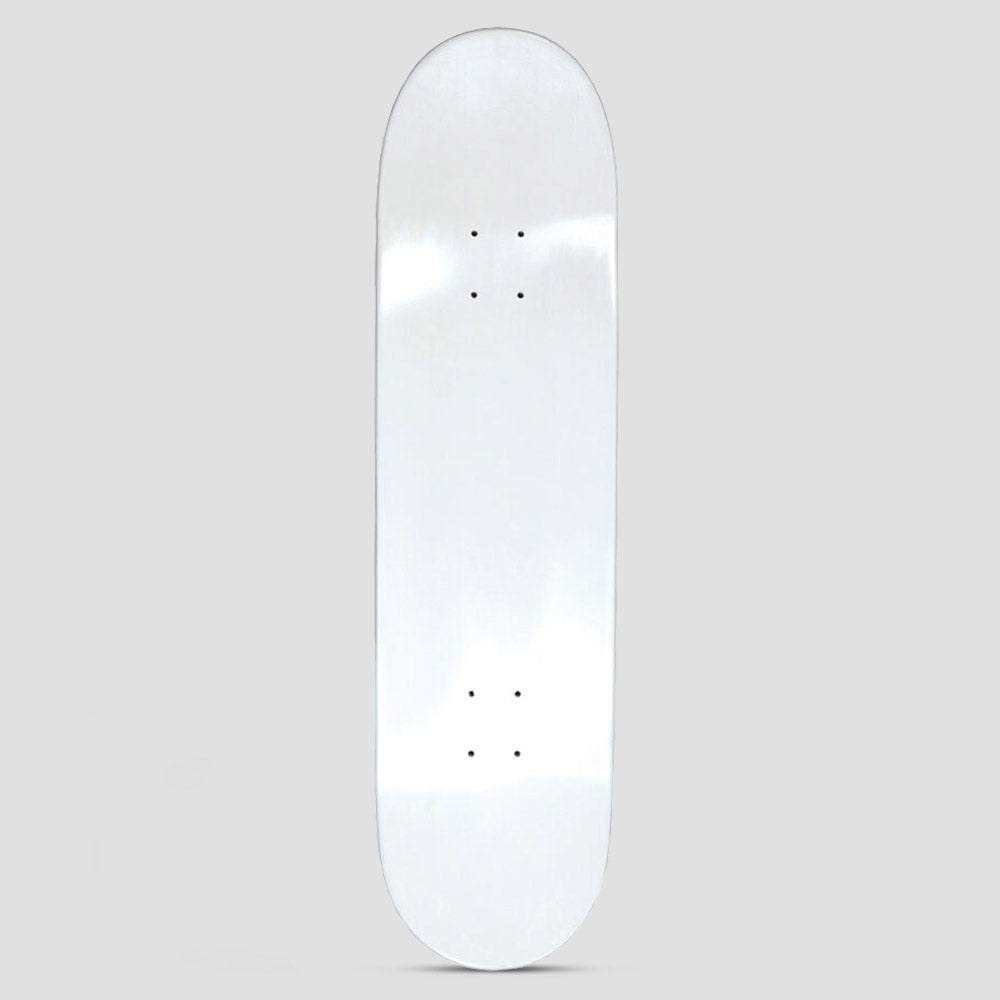 Baglady 8.375 Linger Skateboard Deck White Dip