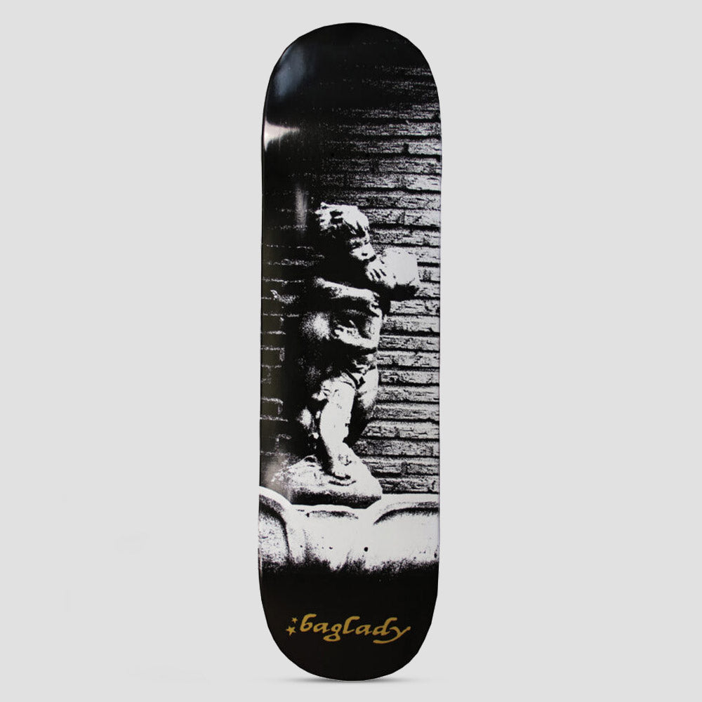 Baglady 8.5 Cherub Skateboard Deck Black Dip