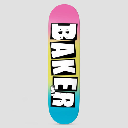 Baker 8.0 Riley Hawk Brand Name Sherbert Skateboard Deck