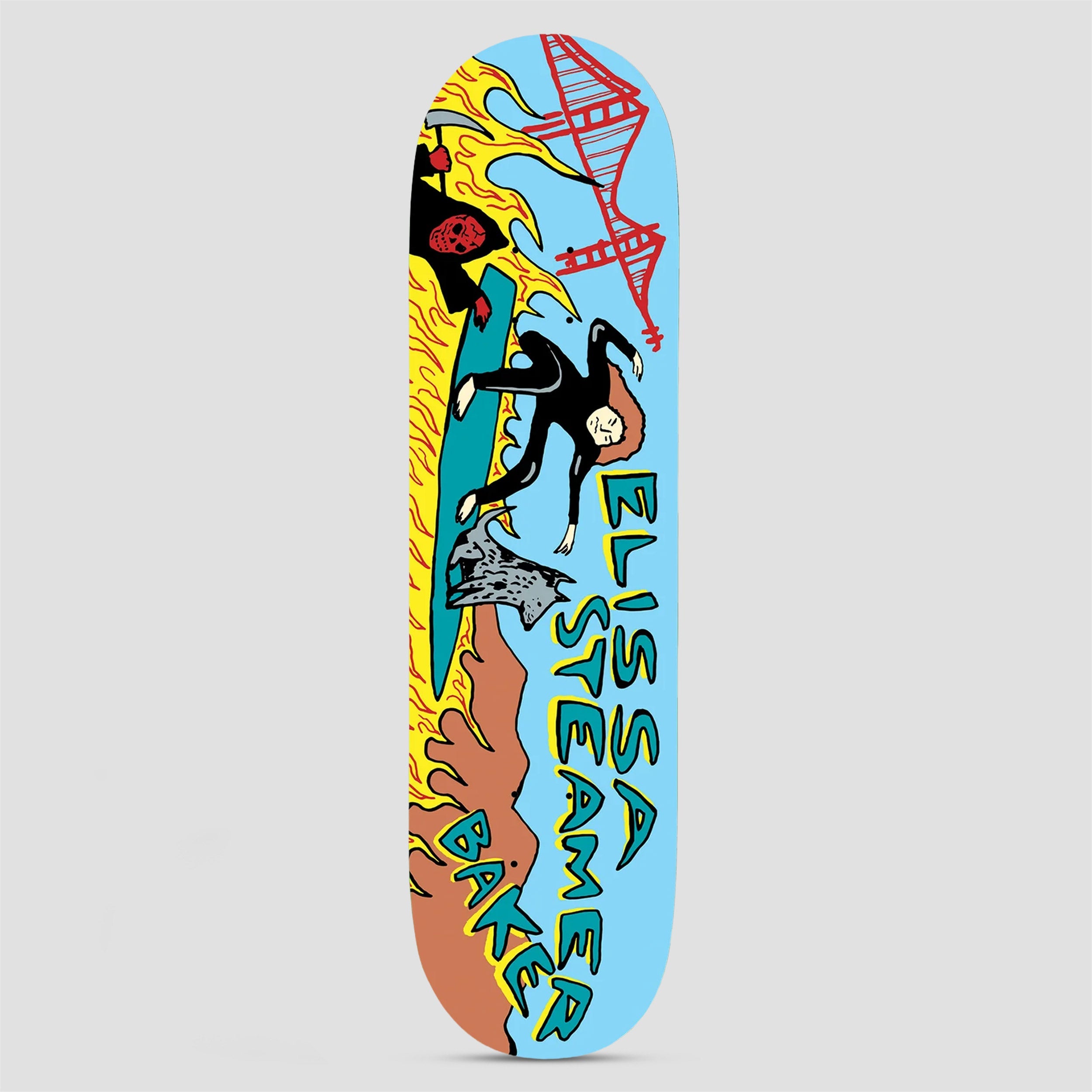 Baker 8.25 Elissa Steamer Rippin Ranman Skateboard Deck