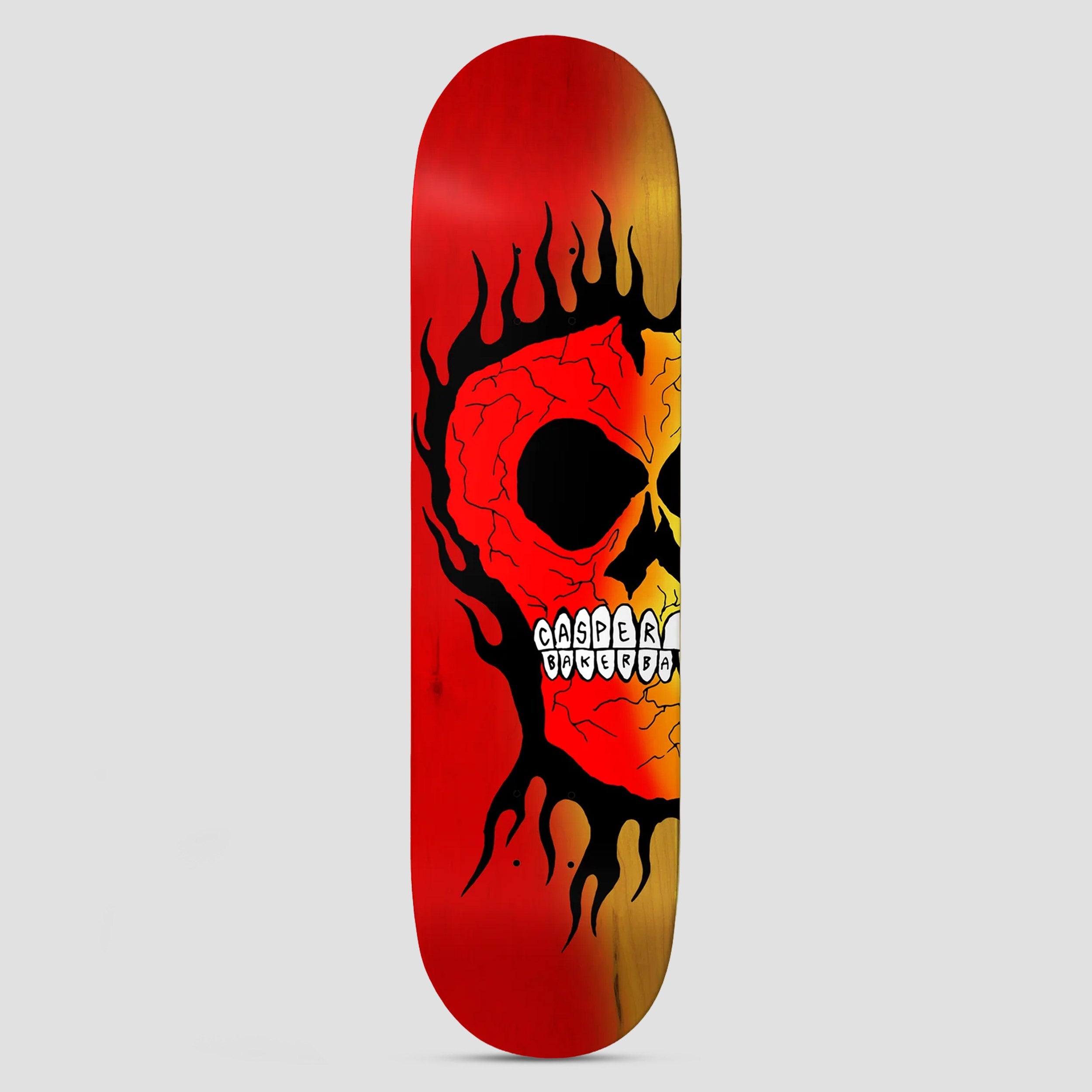 Baker 8.5 Casper Brooker B2 Rasta Skull Skateboard Deck