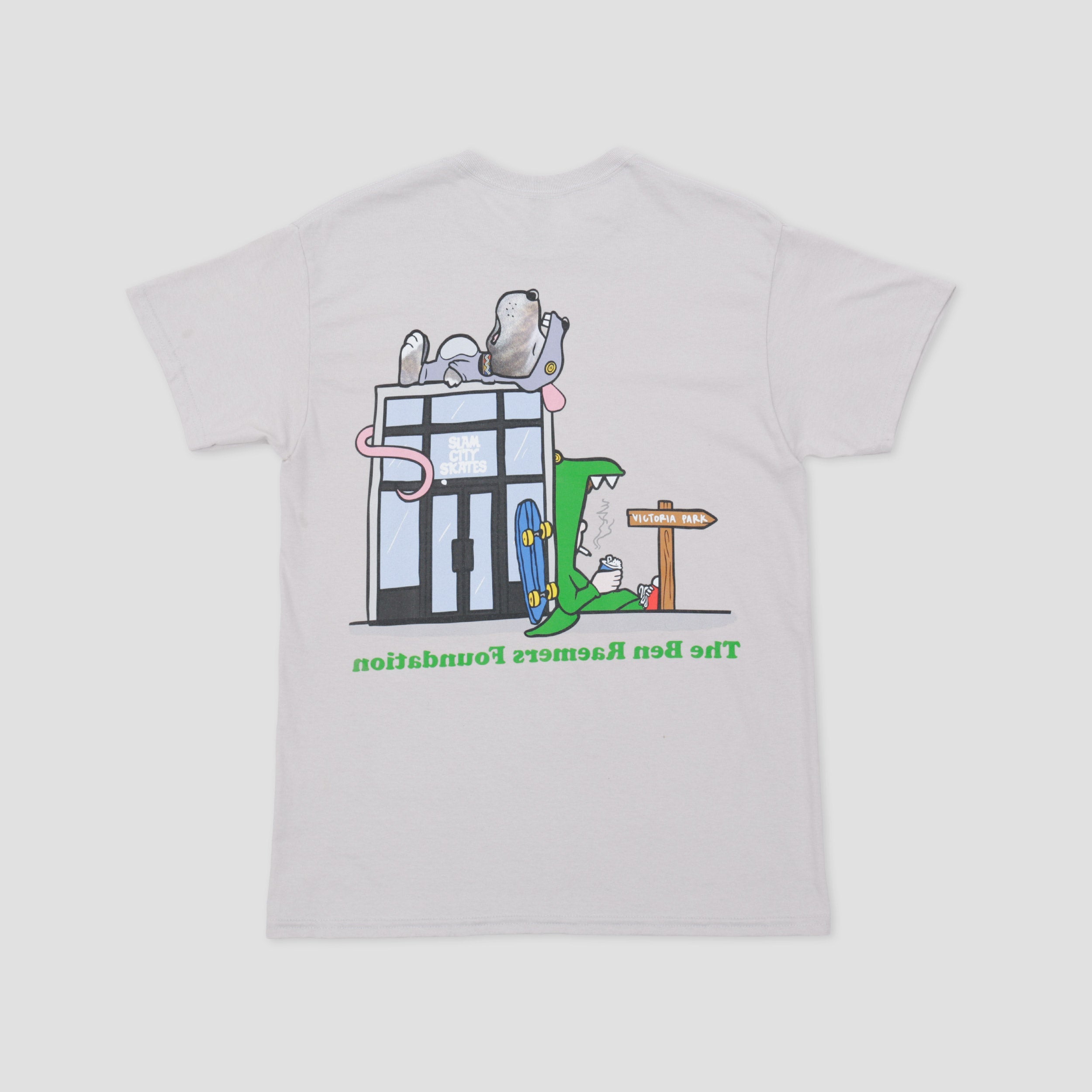 Ben Raemers Foundation Slam City x Lost Art T-Shirt Ice