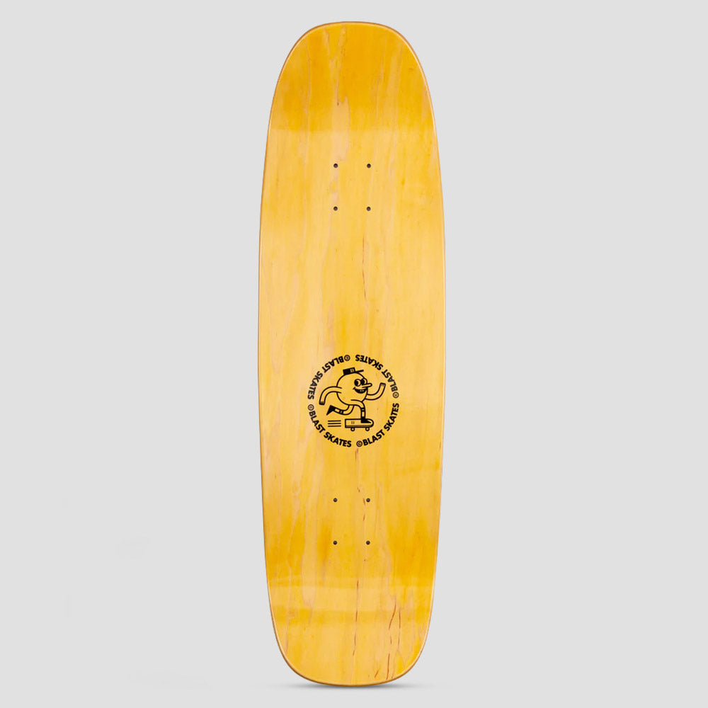 Blast Skates 9.25 Acid Bumper Blaster Skateboard Deck Yellow