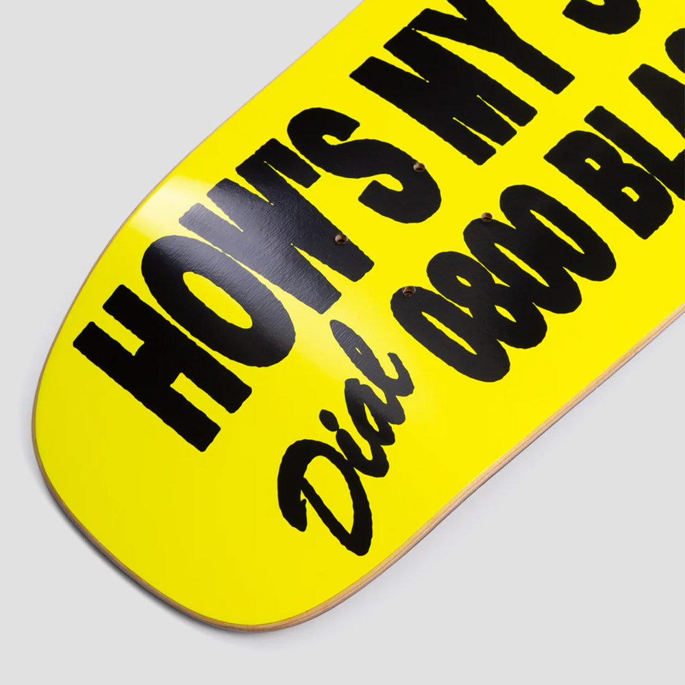 Blast Skates 9.25 Acid Bumper Blaster Skateboard Deck Yellow