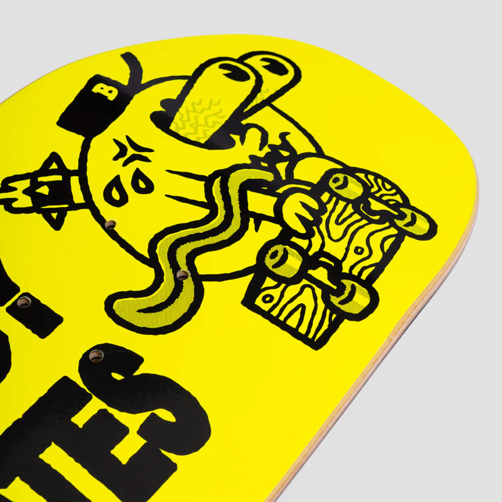 Blast Skates 9.25 Acid Bumper Blaster Skateboard Deck Yellow