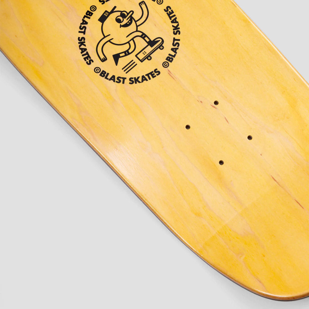 Blast Skates 9.25 Acid Bumper Blaster Skateboard Deck Yellow