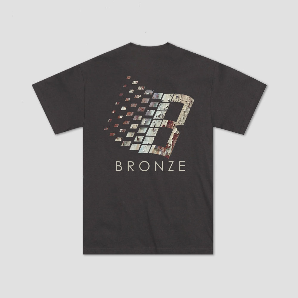 Bronze Logo Rust T-Shirt Black