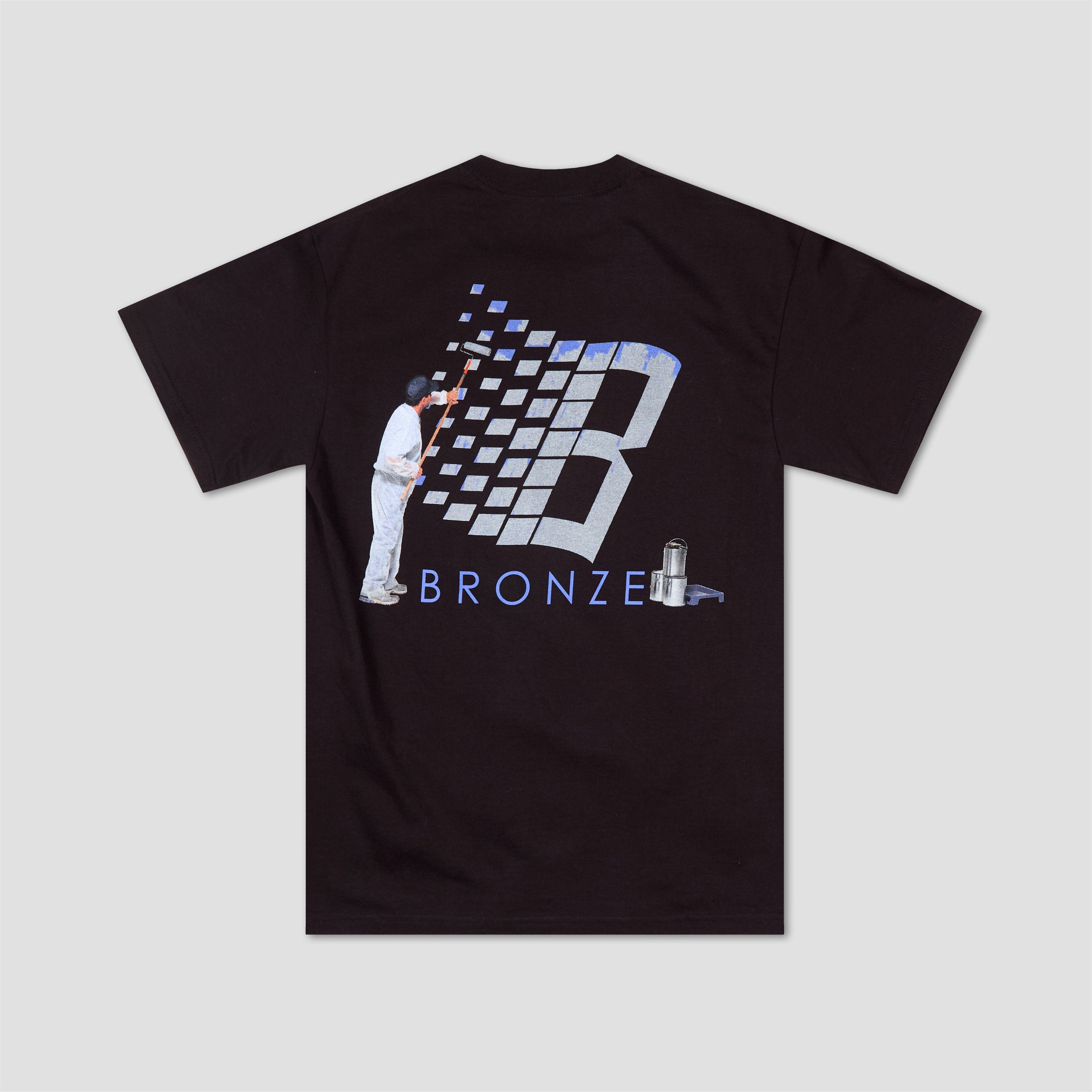 Bronze Roller Logo T-Shirt Black