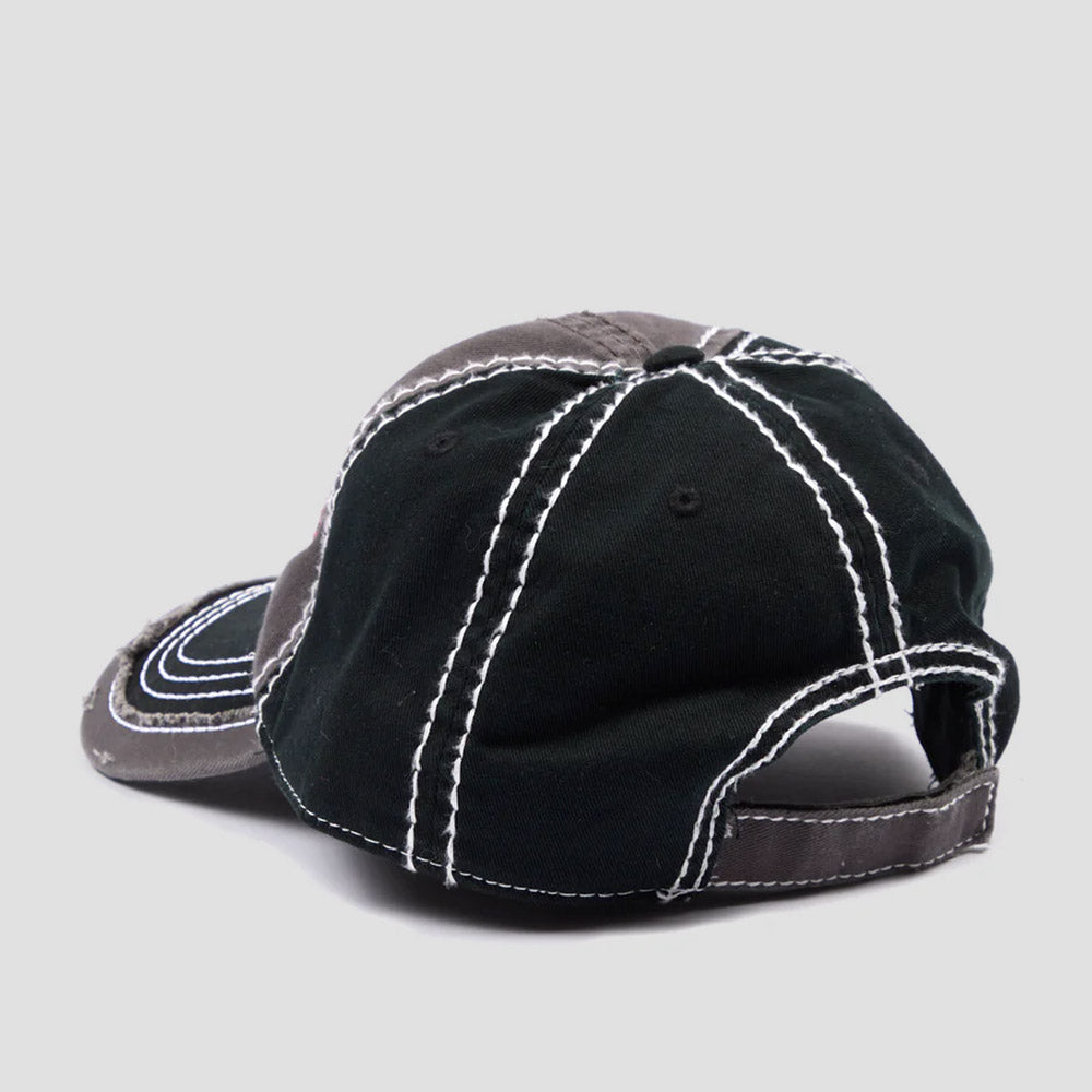 Bronze Stressed Hat Black