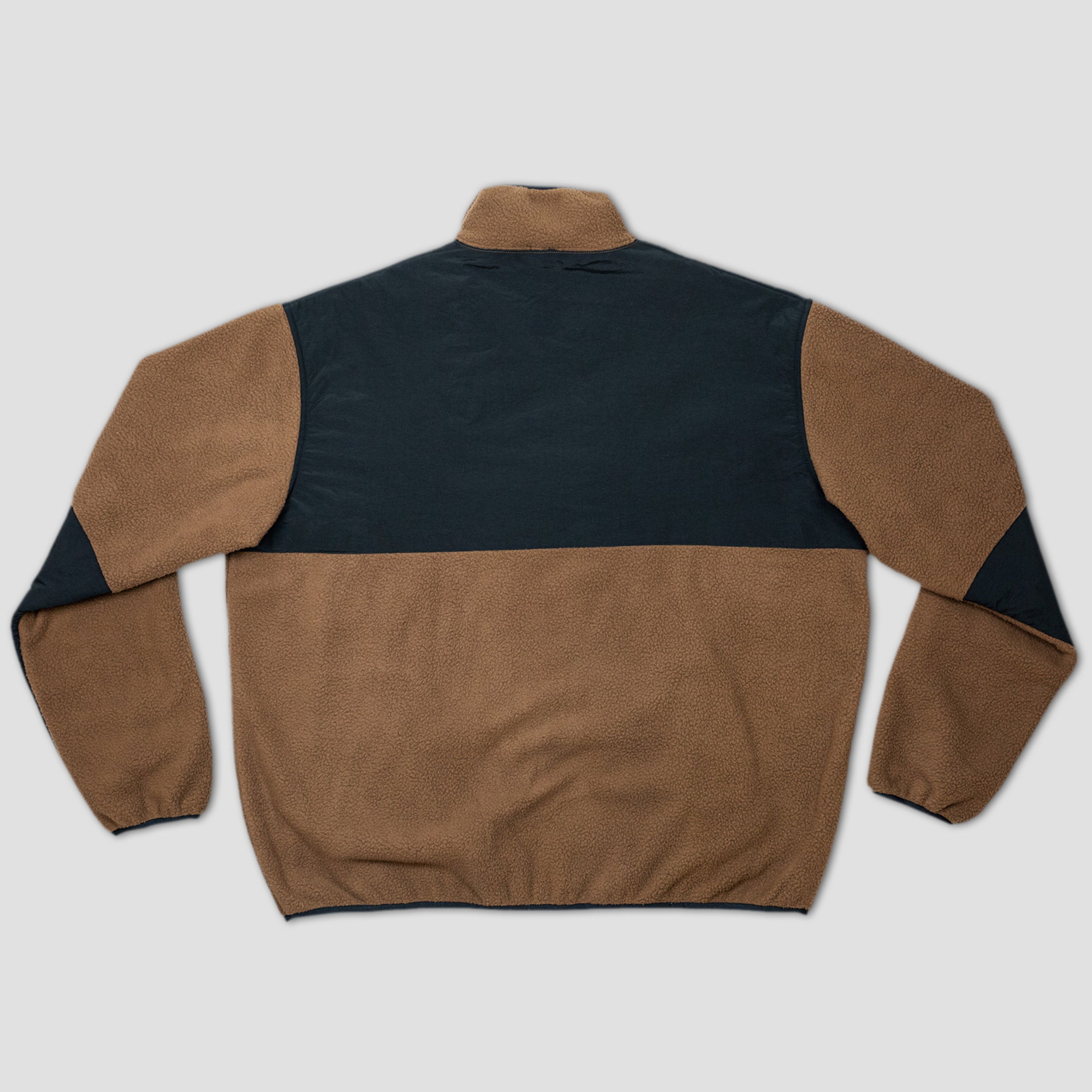 Baglady Zip Up Fleece Tawny Brown