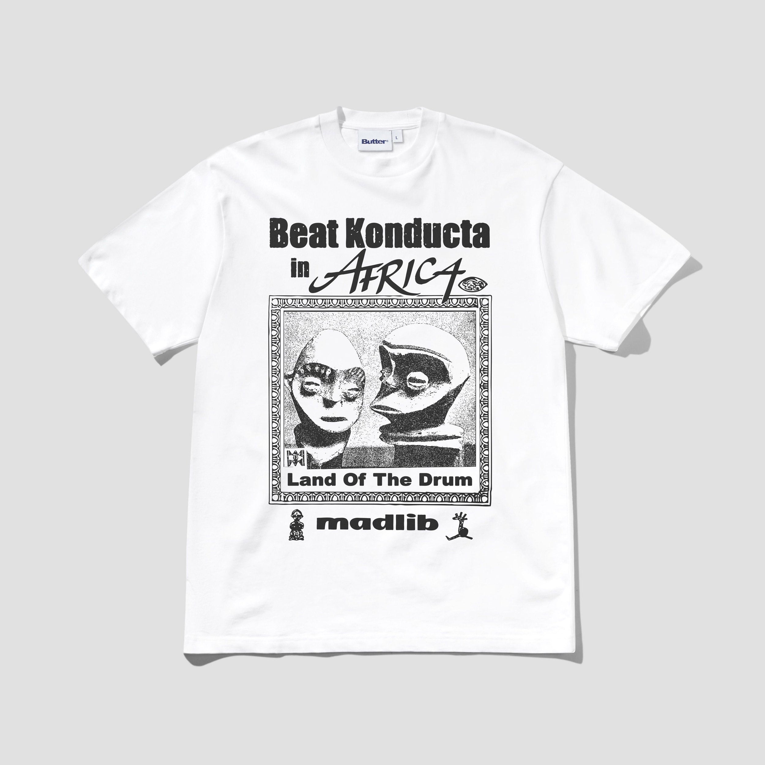Butter Goods X Madlib Africa T-Shirt White