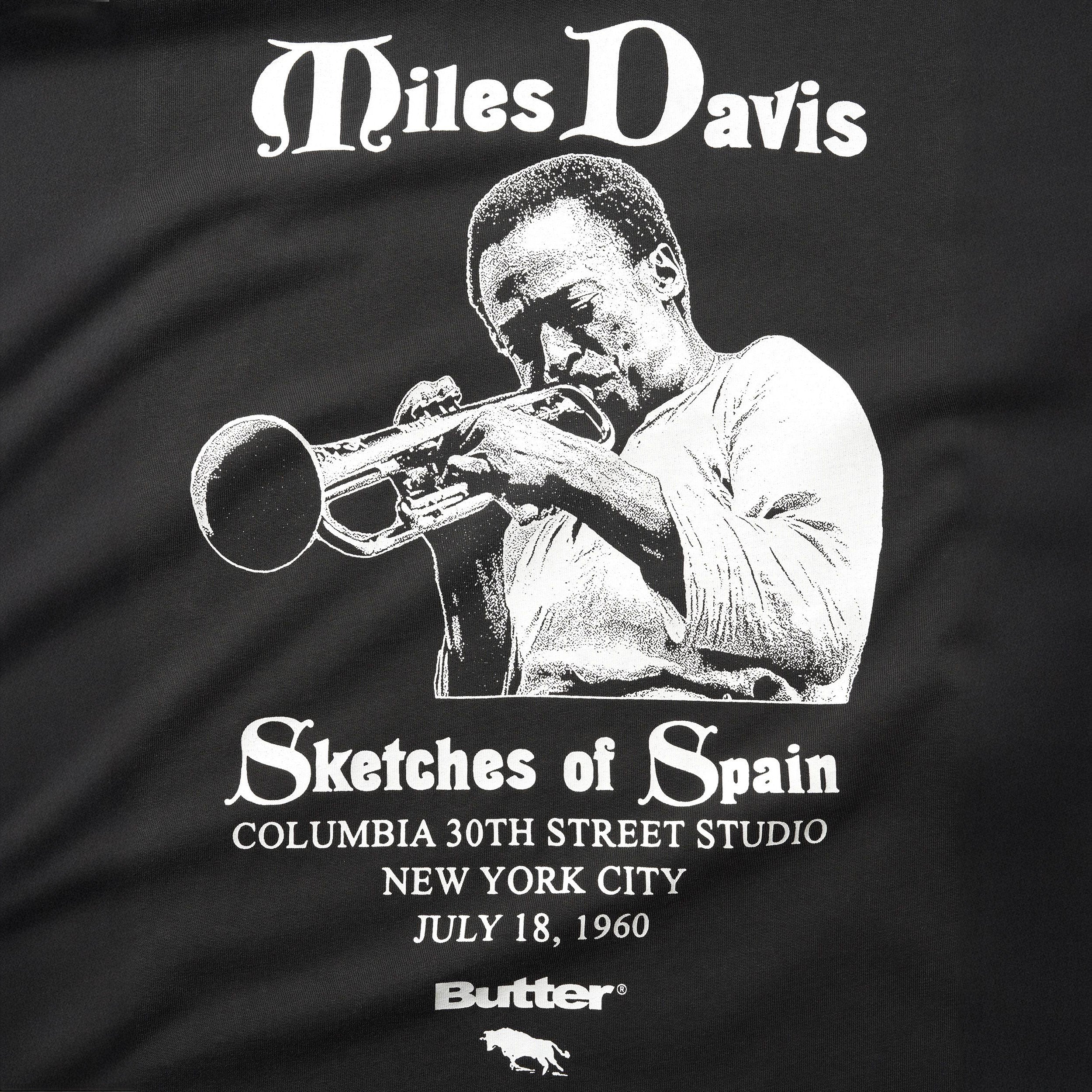 Butter Goods x Miles Davis Sketches of Spain T-Shirt Washed Black