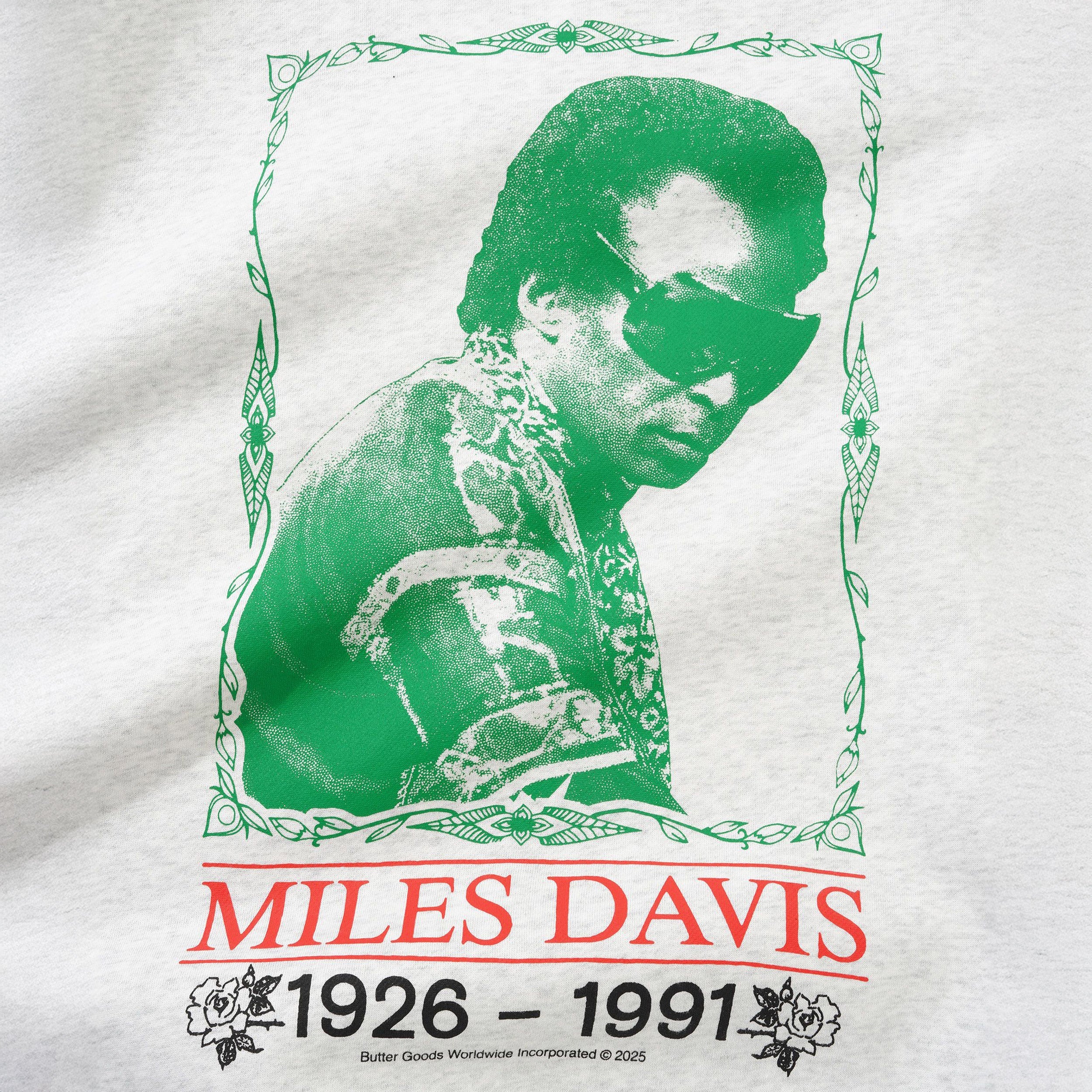 Butter Goods x Miles Davis Thanks Crew Ash