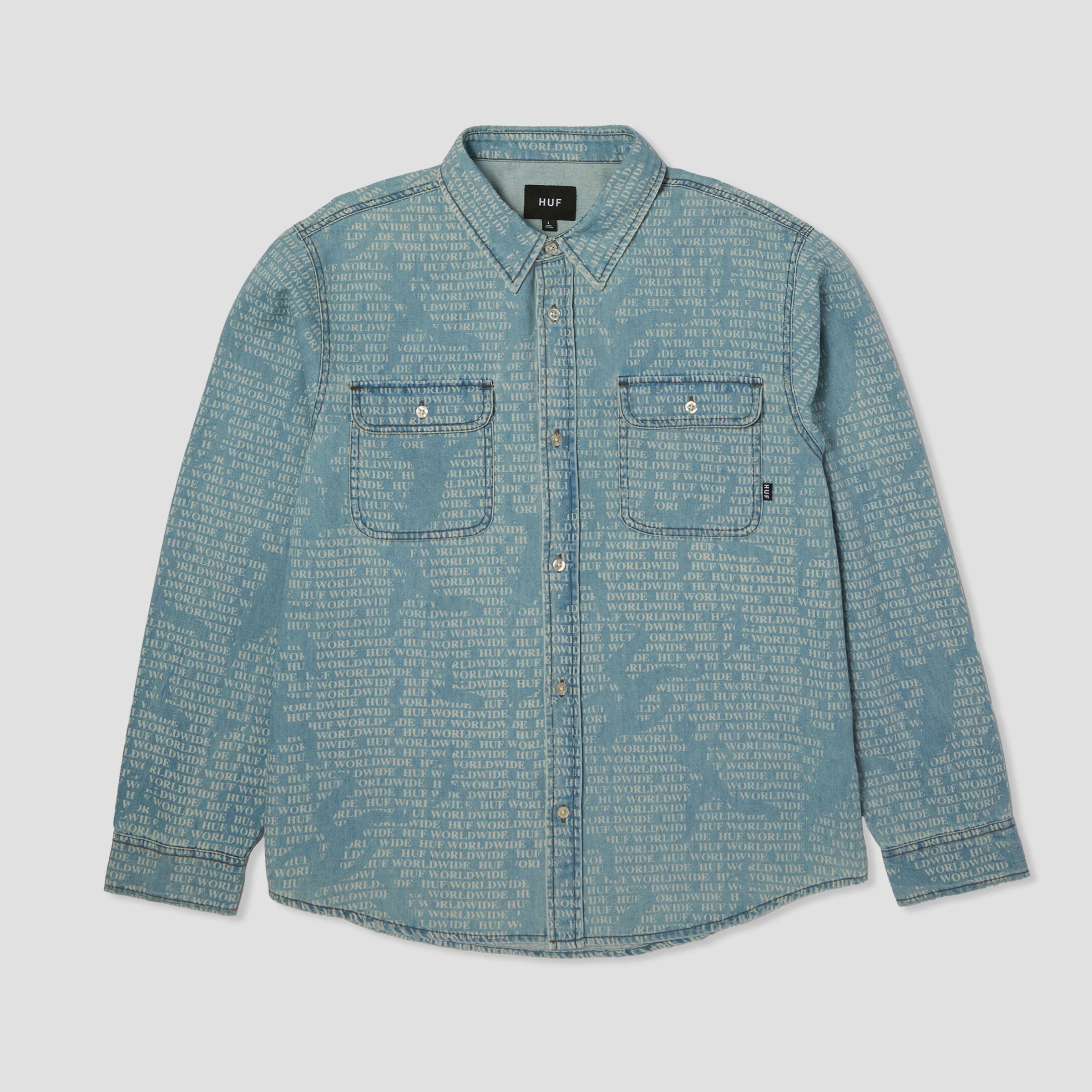HUF Ceremony Denim Shirt Indigo
