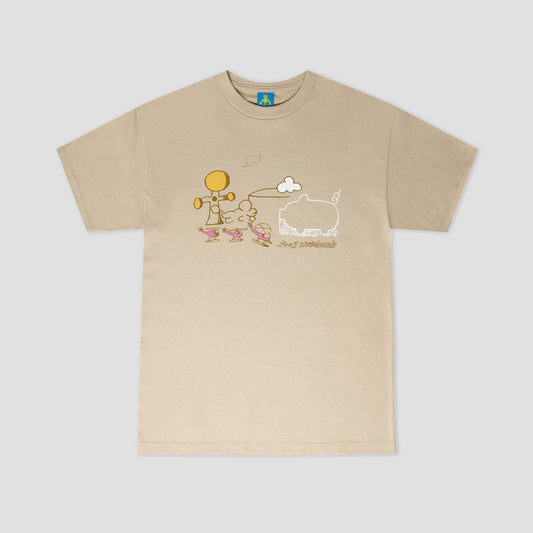 Frog Cloud Landed T-Shirt Sand