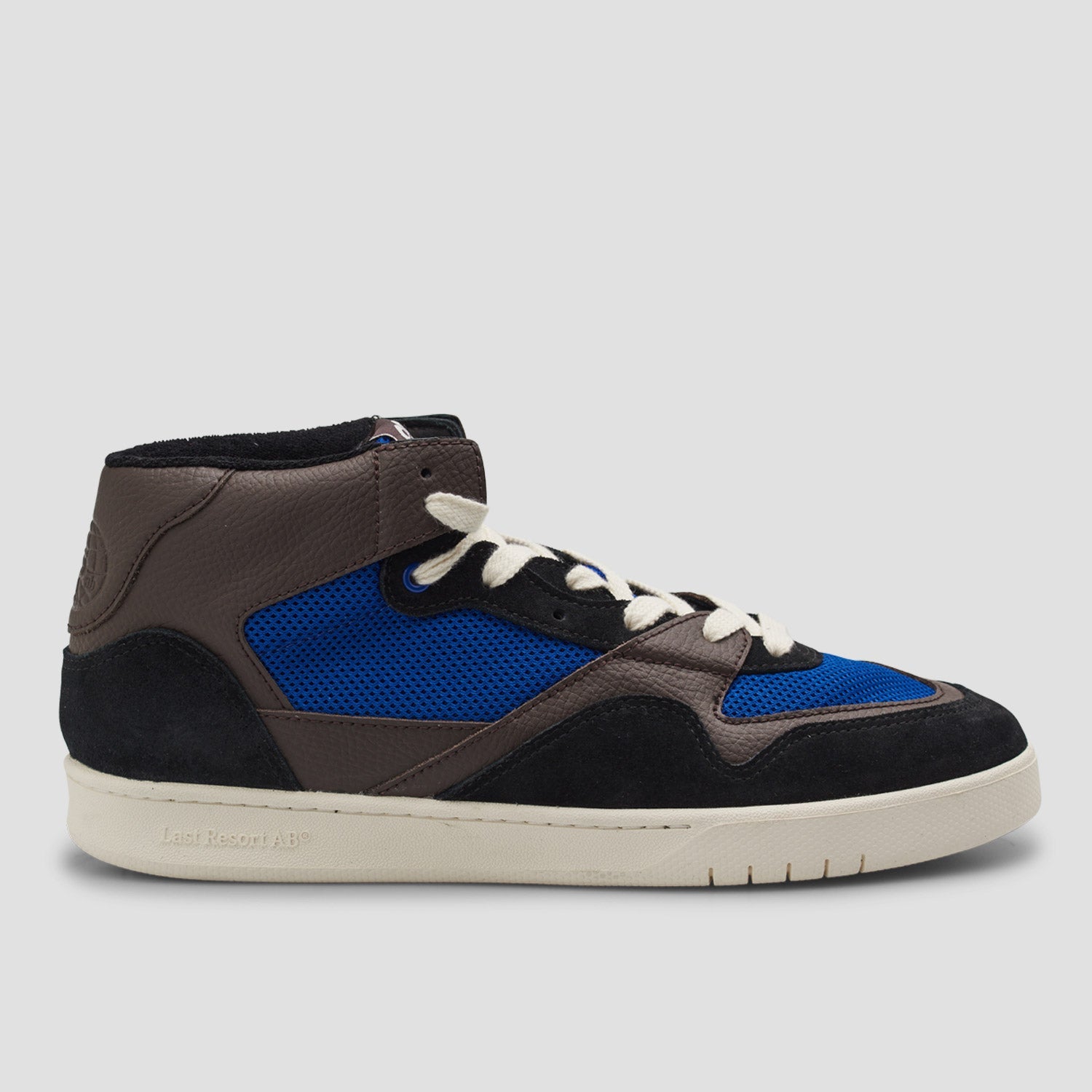 Last Resort AB CM002 Mid Skate Shoes Reflex Blue / Coffee Brown / Black