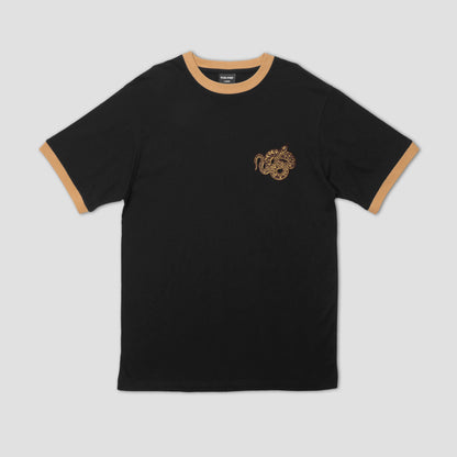 Passport Coiled T-Shirt Black