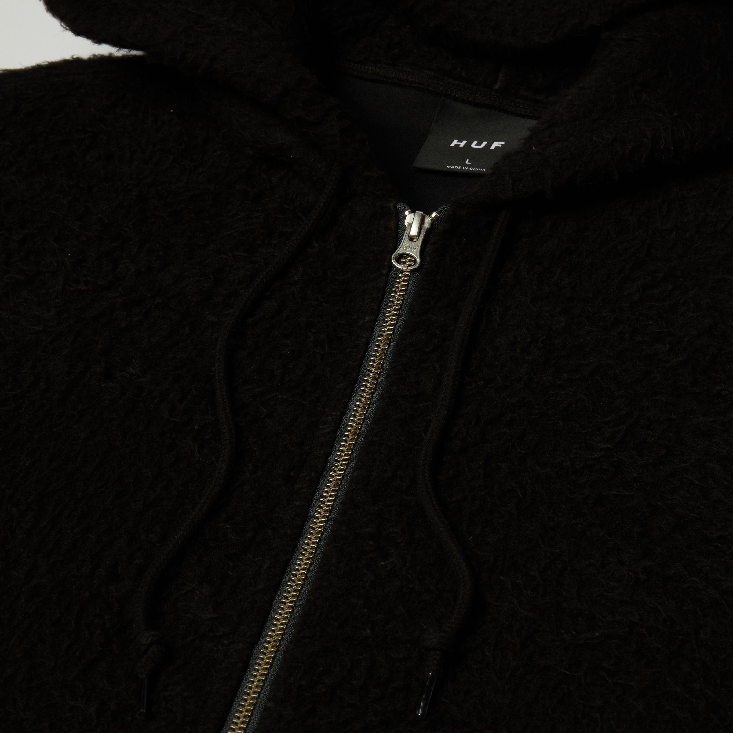 HUF Corso Heavyweight Zip Hood Black