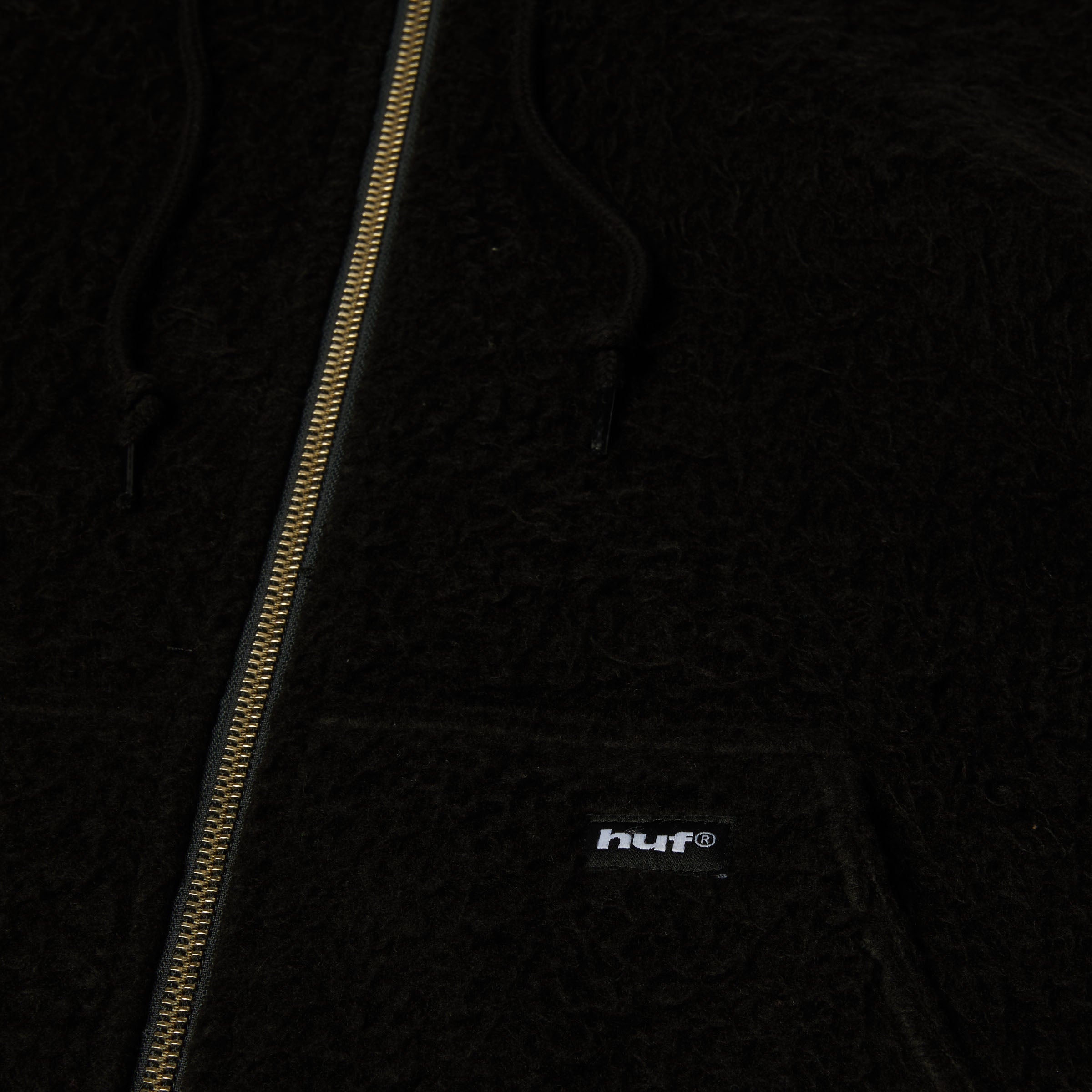 HUF Corso Heavyweight Zip Hood Black
