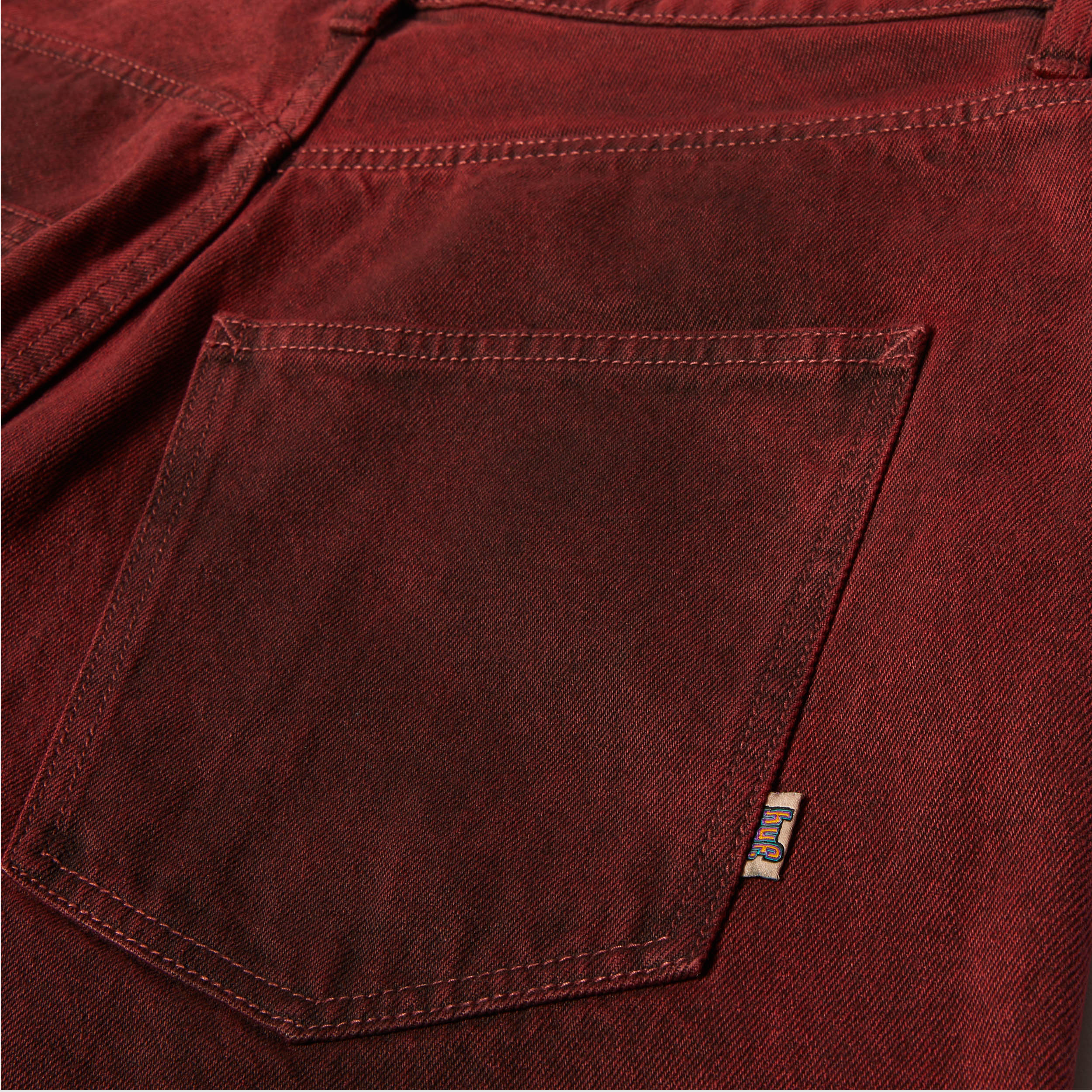 Huf Cromer Washed Pant Lava Red