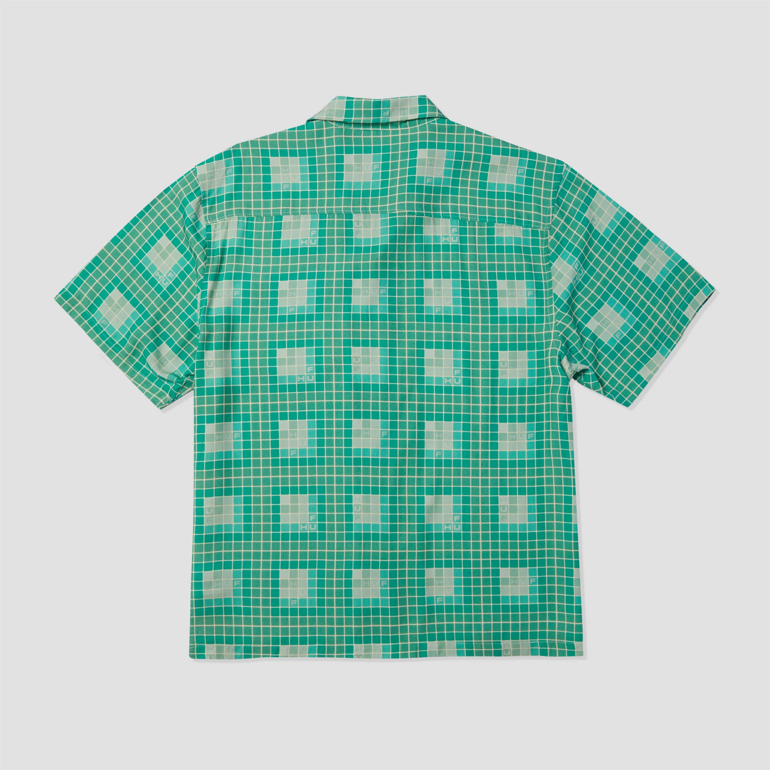 Huf Cubic Shortsleeve Resort Shirt Jade