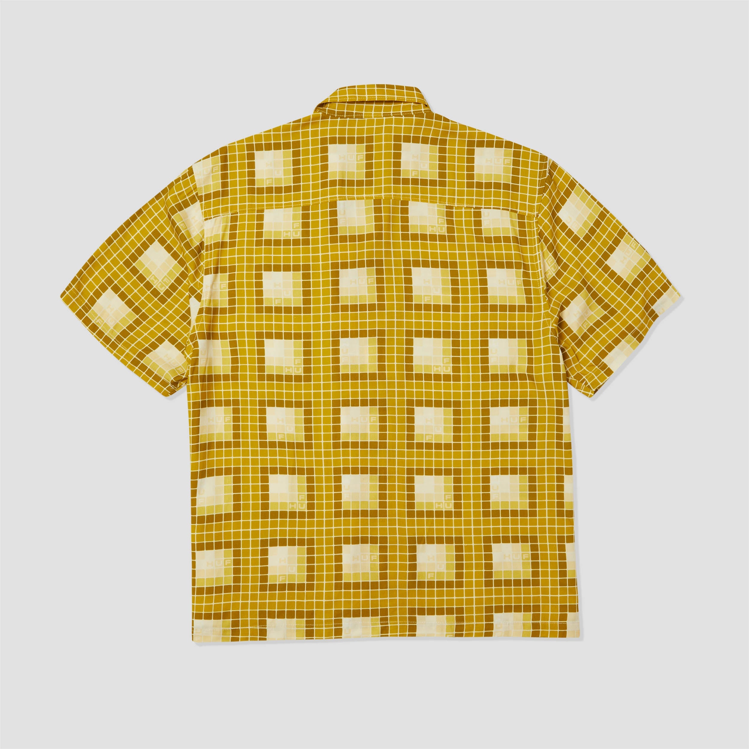 Huf Cubic Shortsleeve Resort Shirt Tarragon
