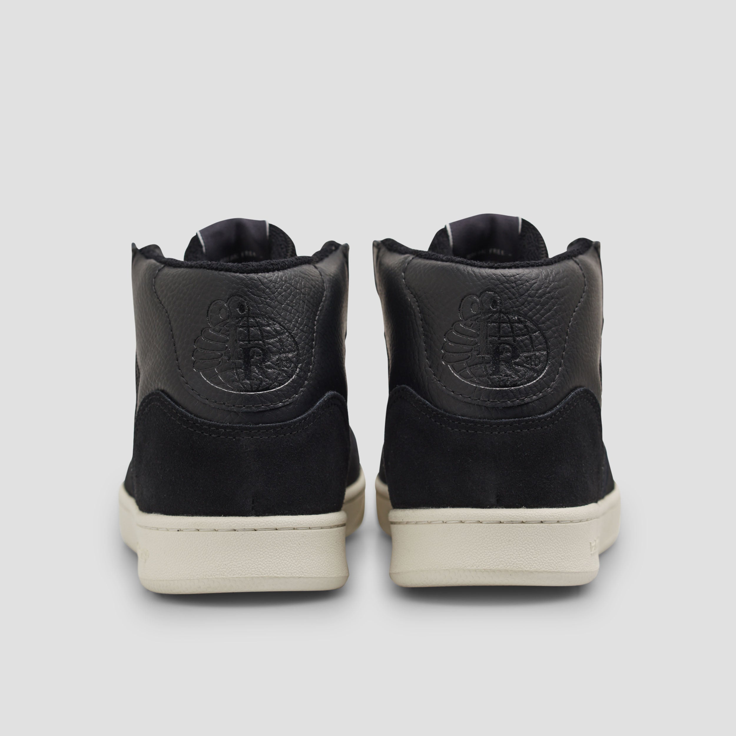 Last Resort AB CM002 MID Skate Shoes Black / White