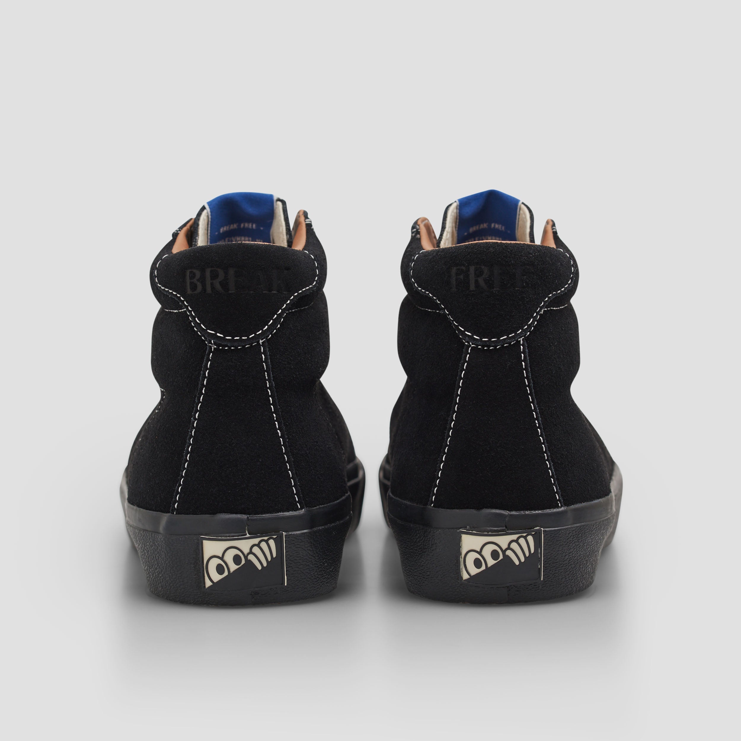 Last Resort AB VM001 HI Suede Skate Shoes Black / White / Black