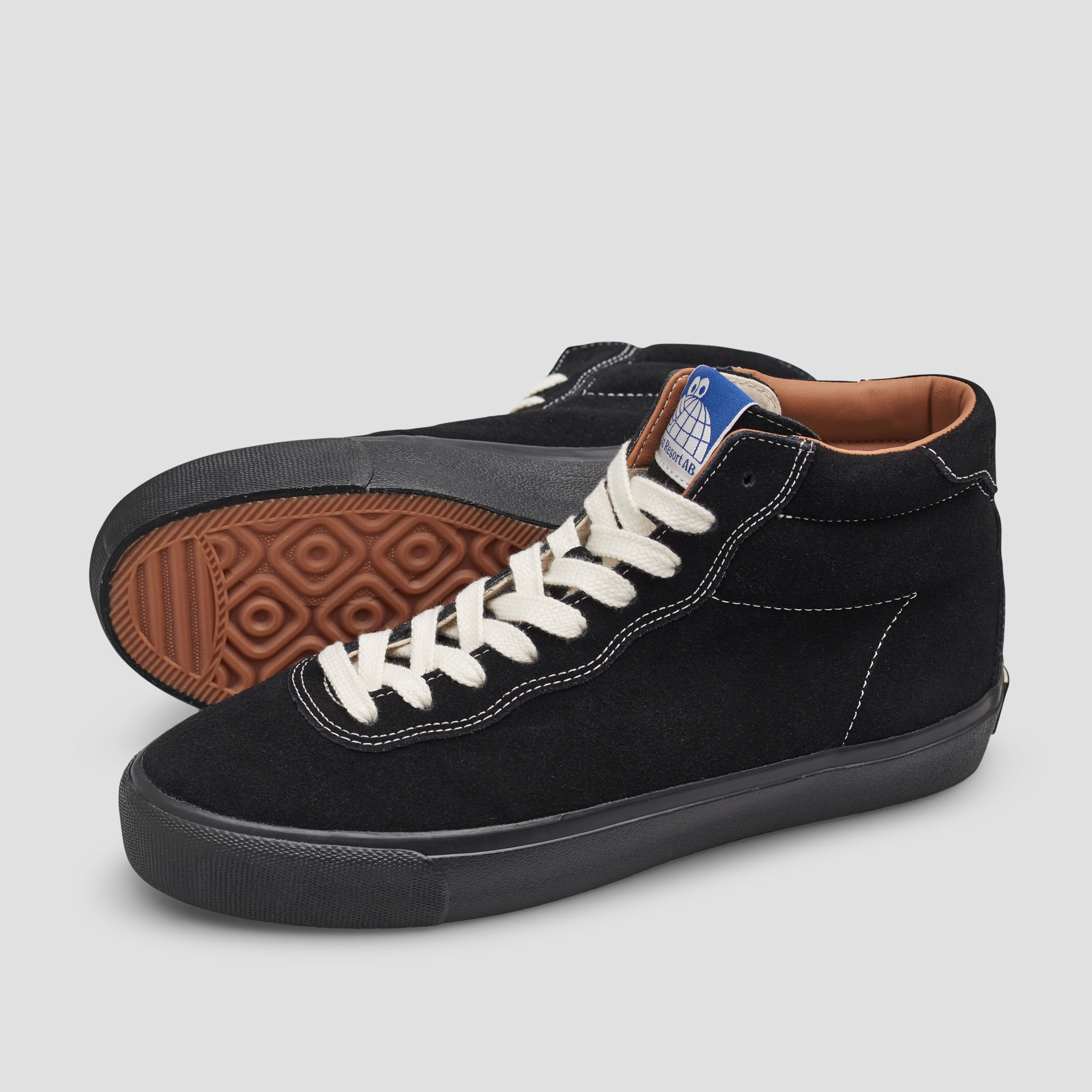 Last Resort AB VM001 HI Suede Skate Shoes Black / White / Black