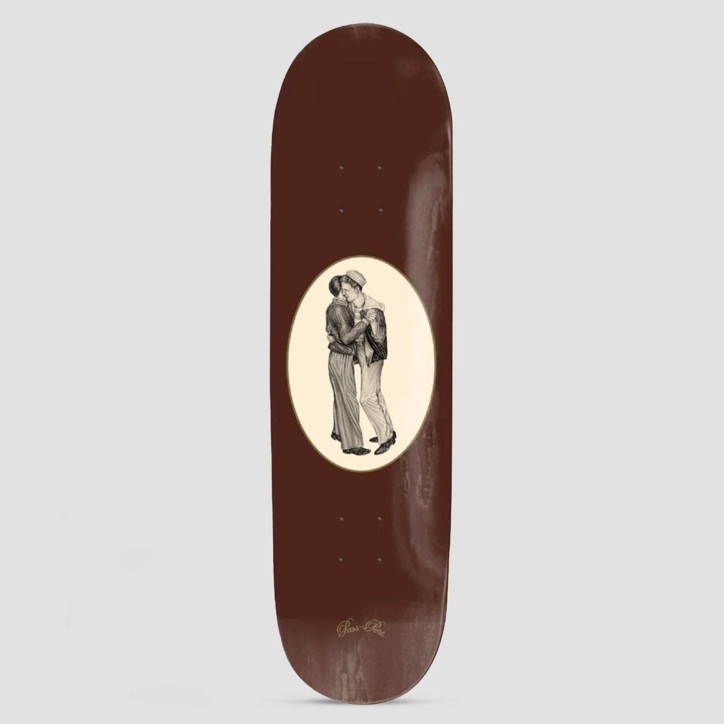 Passport 8.125 Dancer Series Skateboard Deck Brown