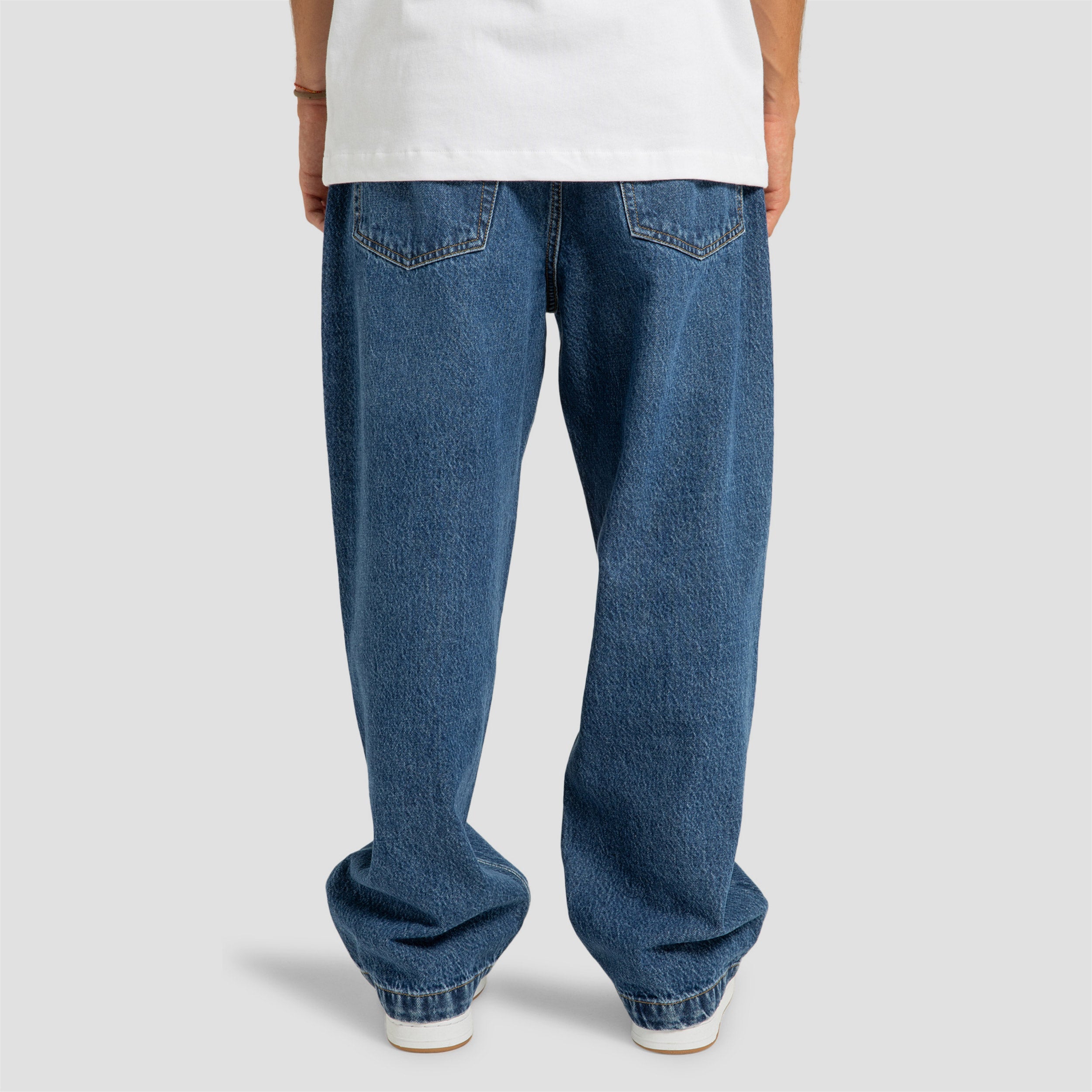 DC Worker Baggy Denim Pant RSI Stone Indigo