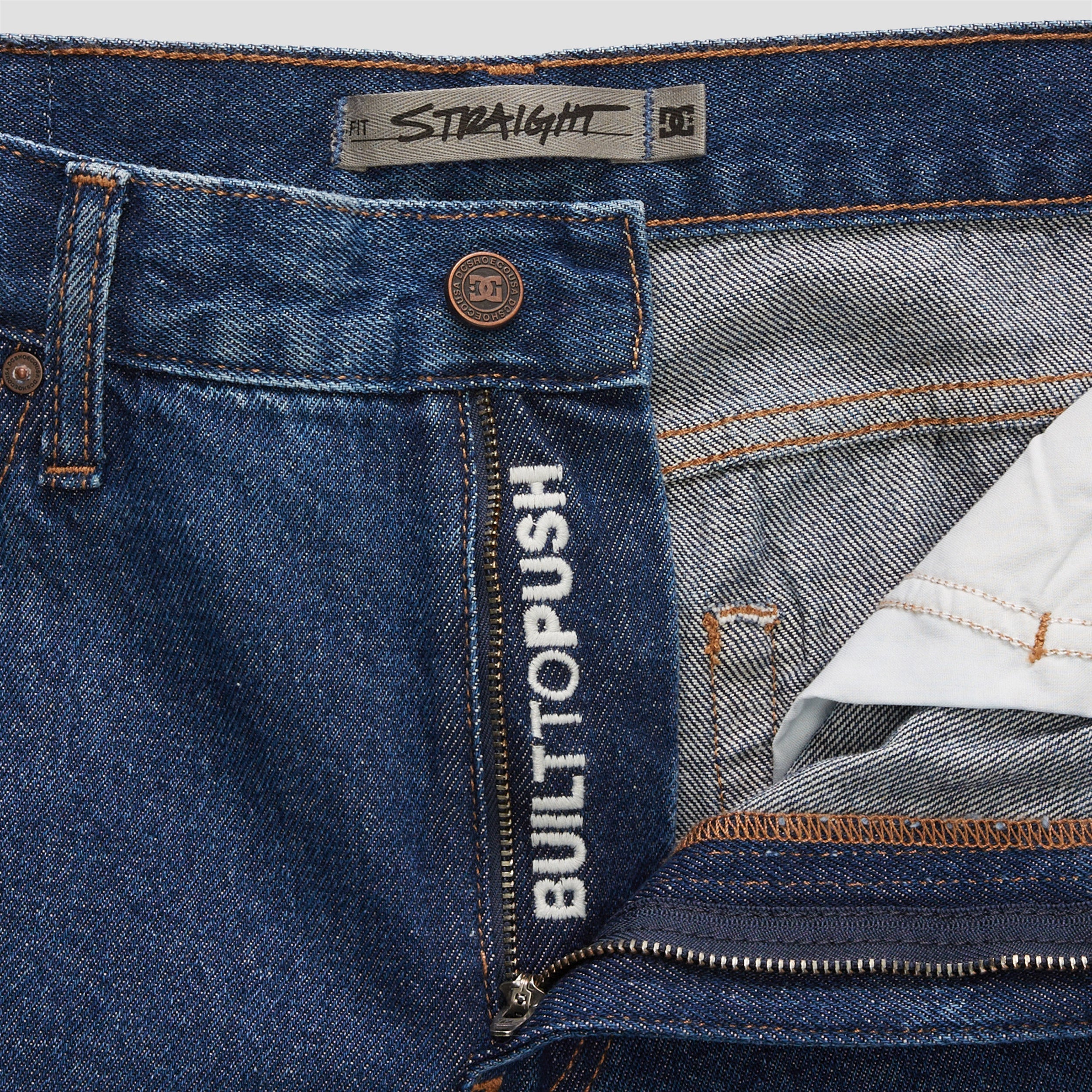 DC Worker Straight Denim Pant Ril Indigo Dark