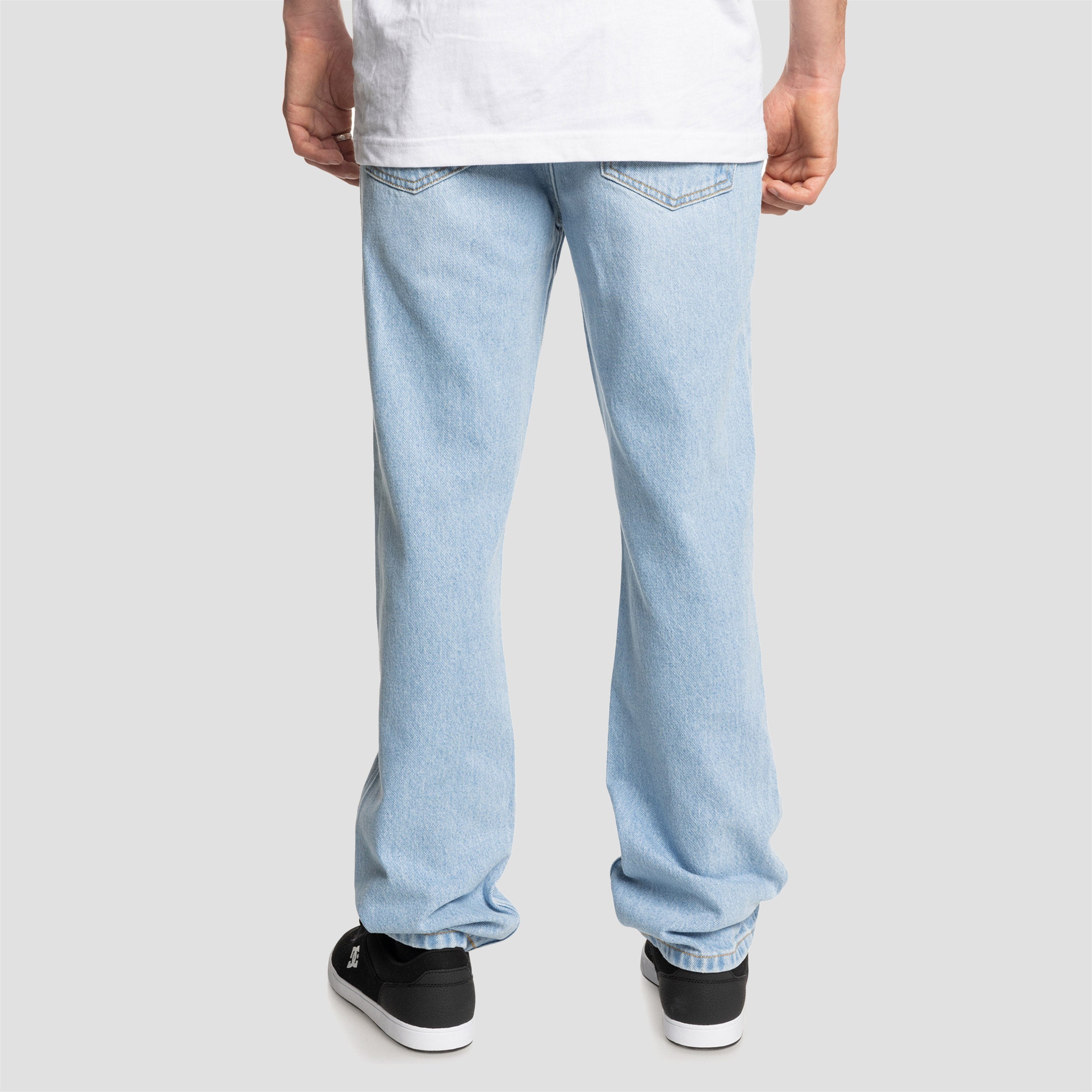 DC Worker Straight Denim Pant Ril Indigo Light