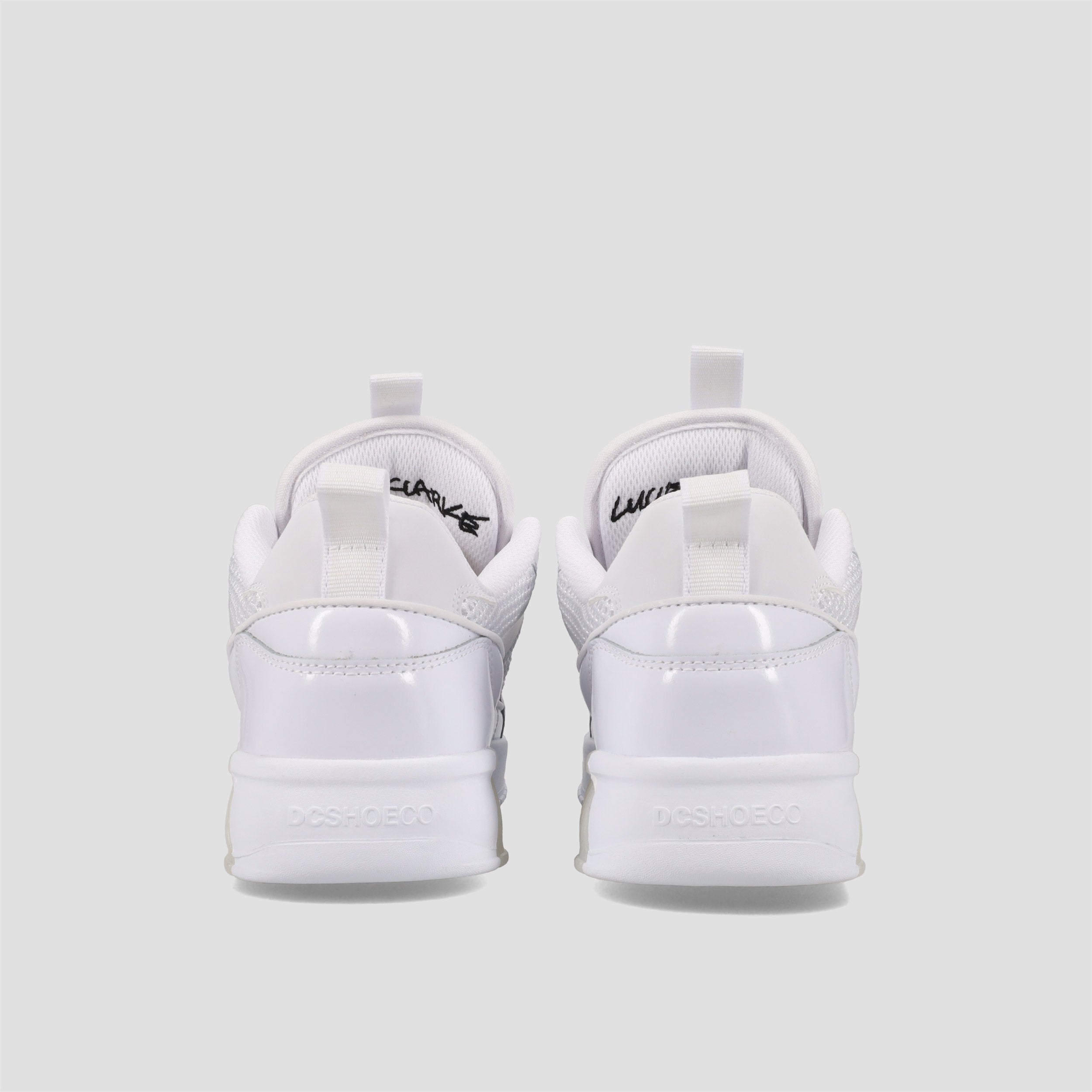DC Lucien Skate Shoes White / White