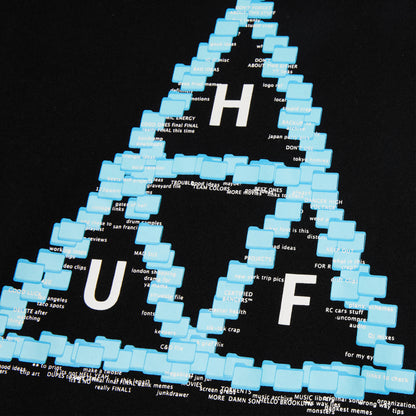 HUF Desktop Pullover Hood Black