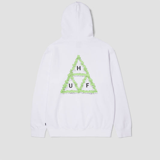 HUF Desktop Pullover Hood White