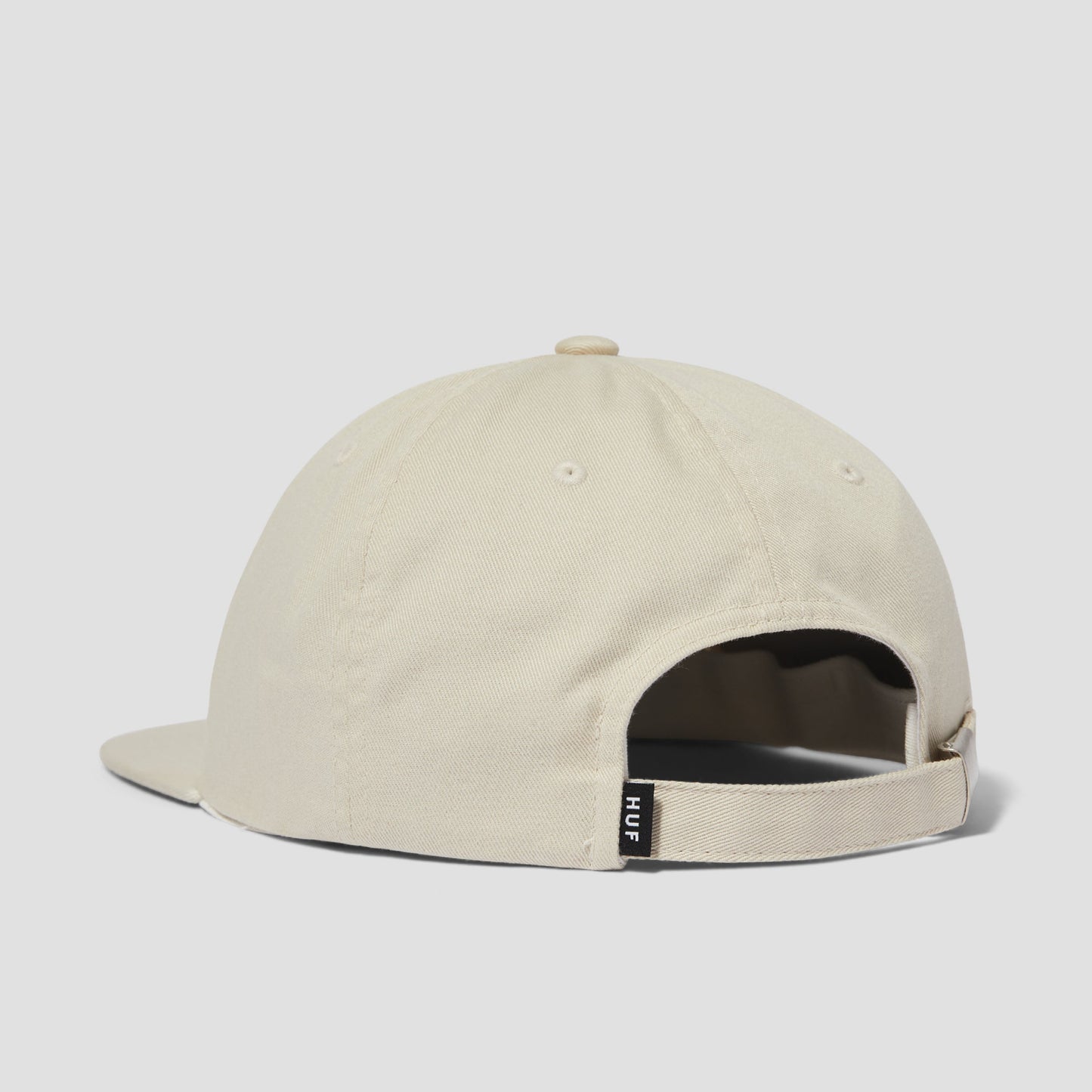 HUF Distressed Logo 5 Panel Cap Linen